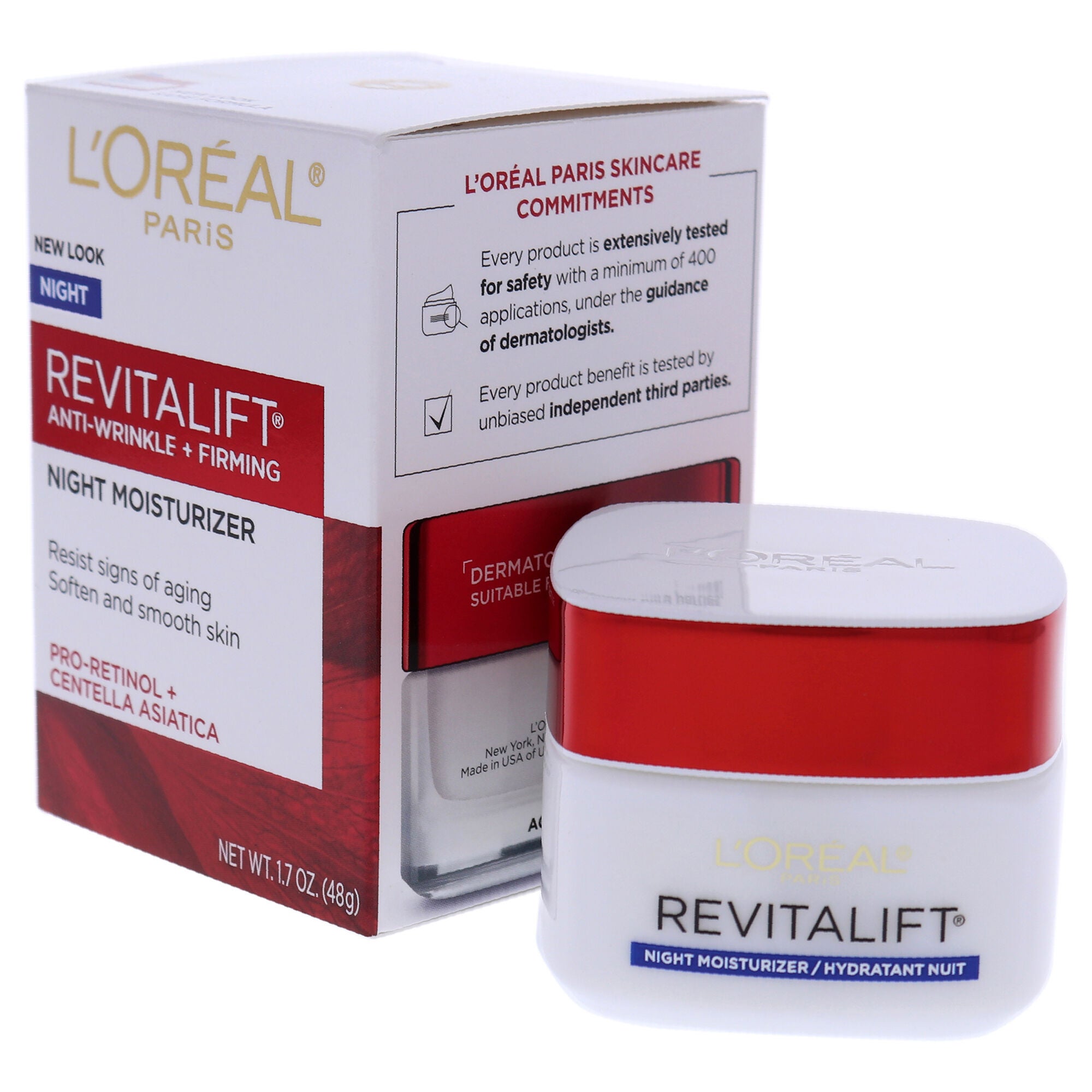 Revitalift Anti-Wrinkle and Firming Night Moisturizer by LOreal Professional for Unisex - 1.7 oz Moisturizer, See Description, alternate image number 3