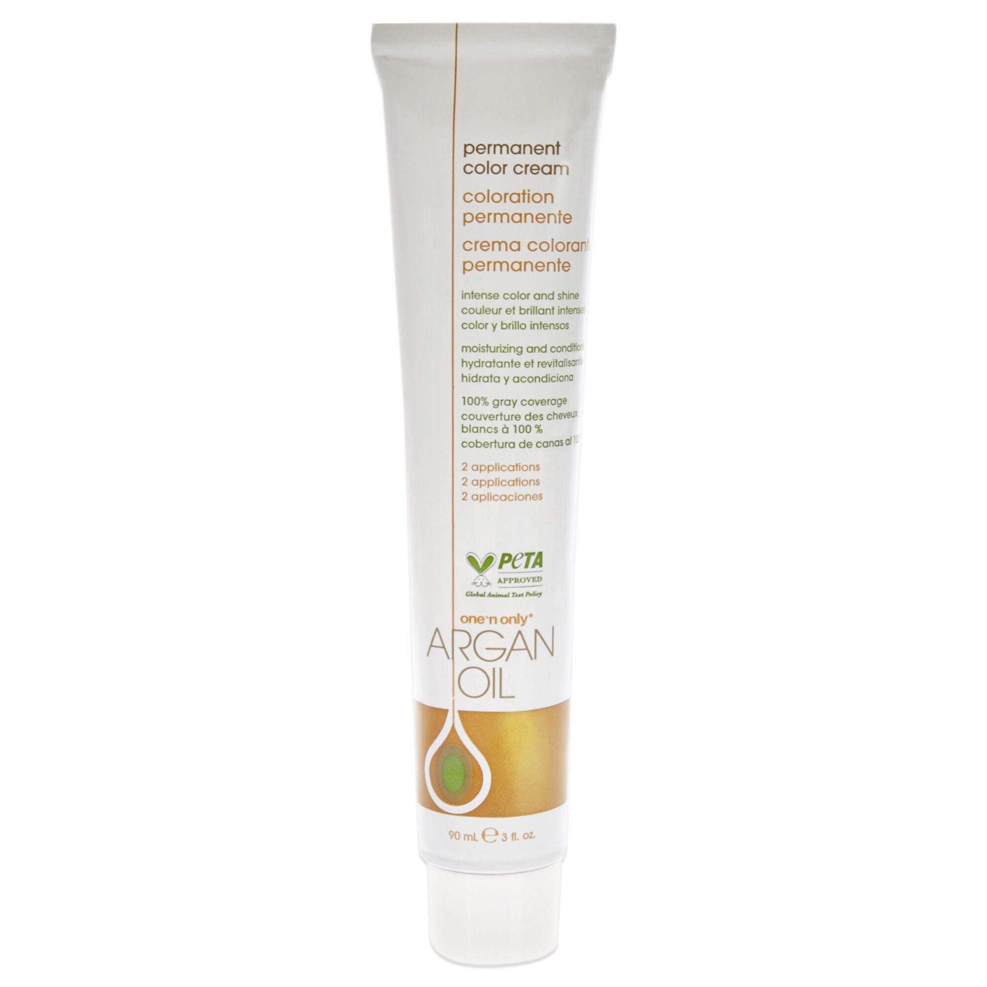 Argan Oil Permanent Color Cream - 6CN Dark Cinnamon Blonde by One n Only for Unisex - 3 oz Hair Color, See Description, alternate image number 3
