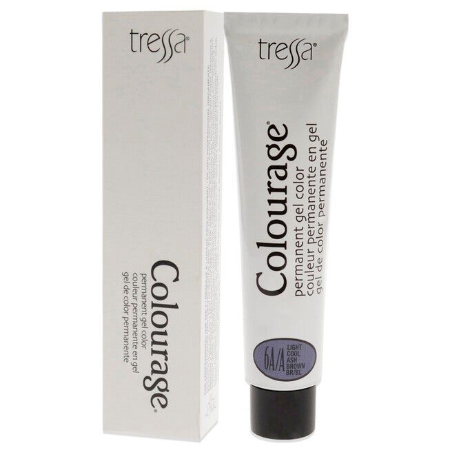 Colourage Permanent Gel Color - 6AA Light Cool Ash Brown by Tressa for Unisex - 2 oz Hair Color, NA, alternate image number null