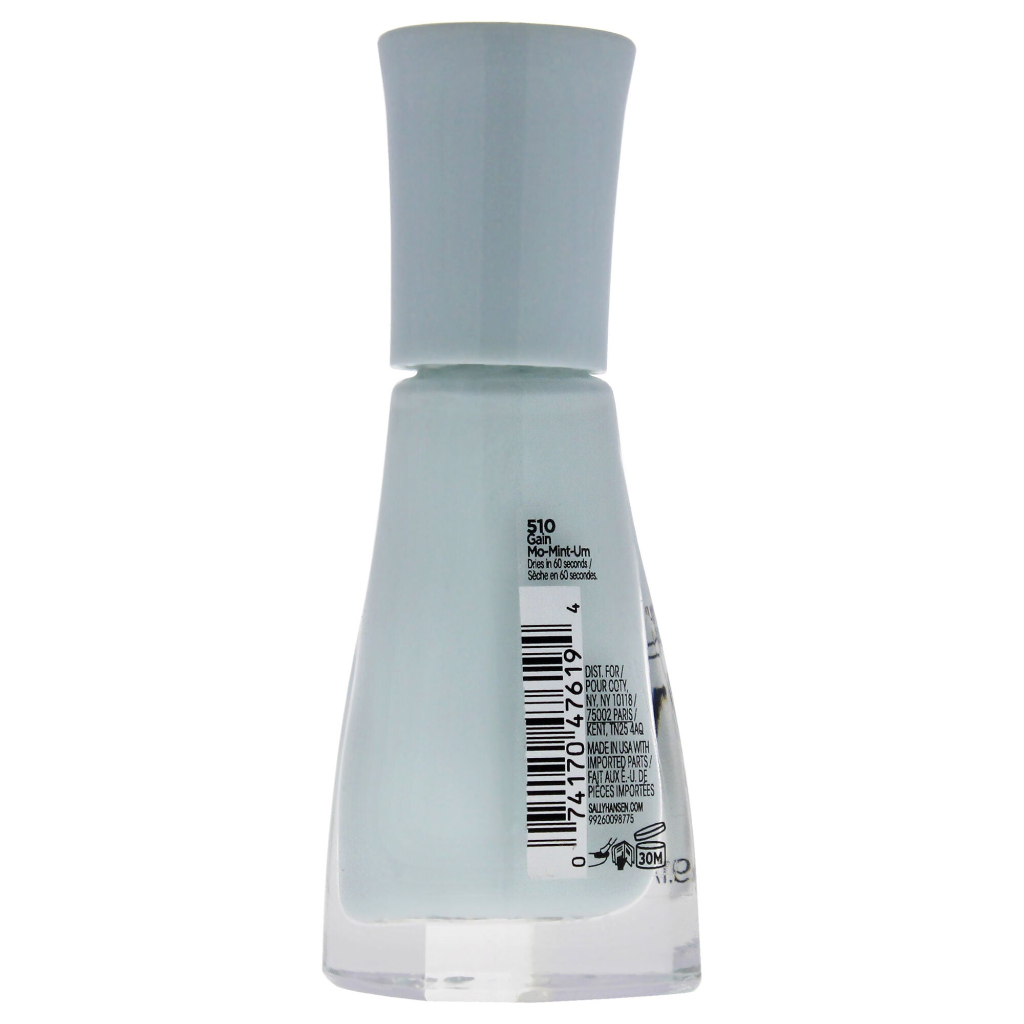 Insta-Dri Nail Color - 510 Gain Mo-Mint-Um by Sally Hansen for Women - 0.31 oz Nail Polish, See Description, hi-res image number 0