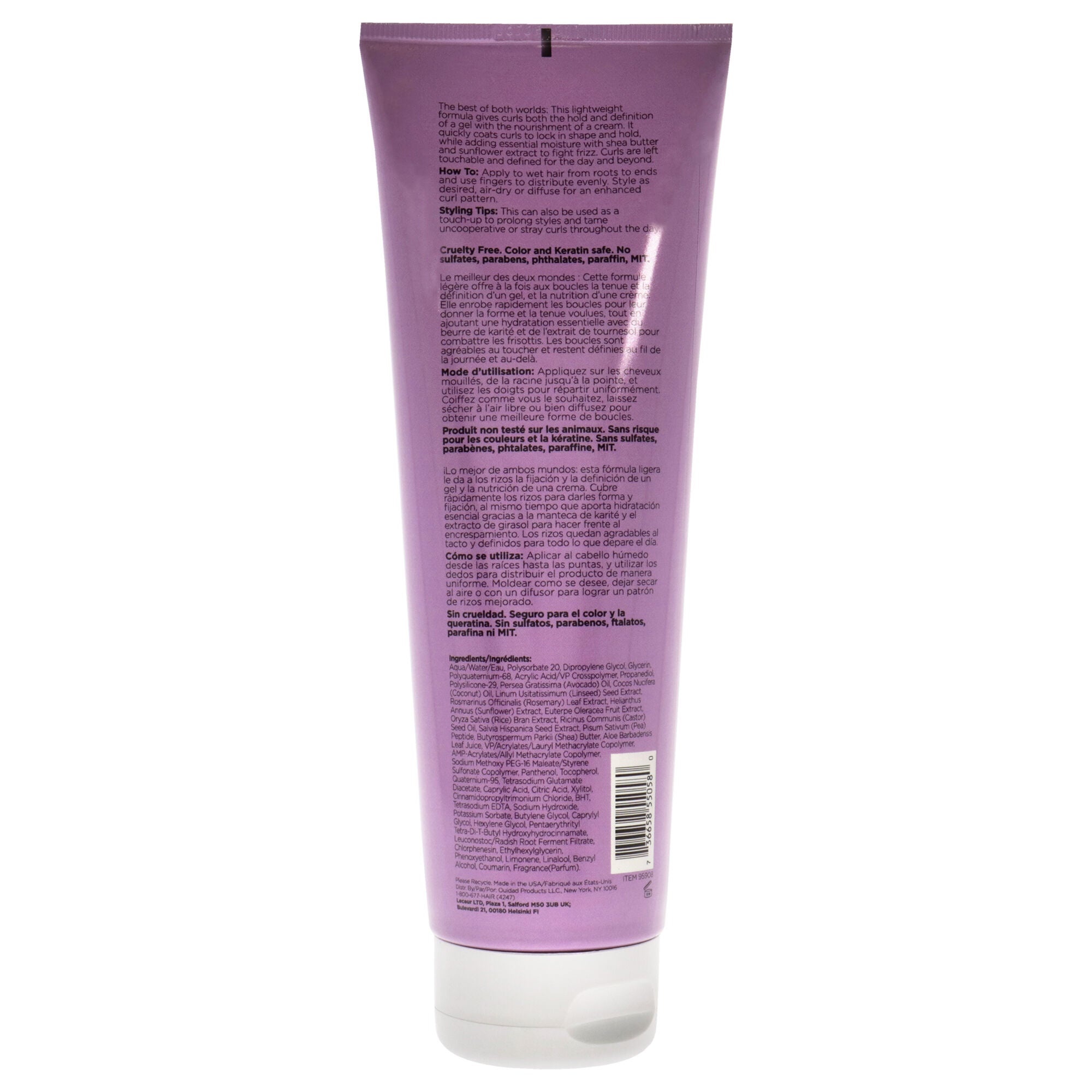 Coil Infusion Give A Boost Styling Plus Shaping Gel Cream by Ouidad for Unisex - 8.5 oz Cream, , alternate image number 4