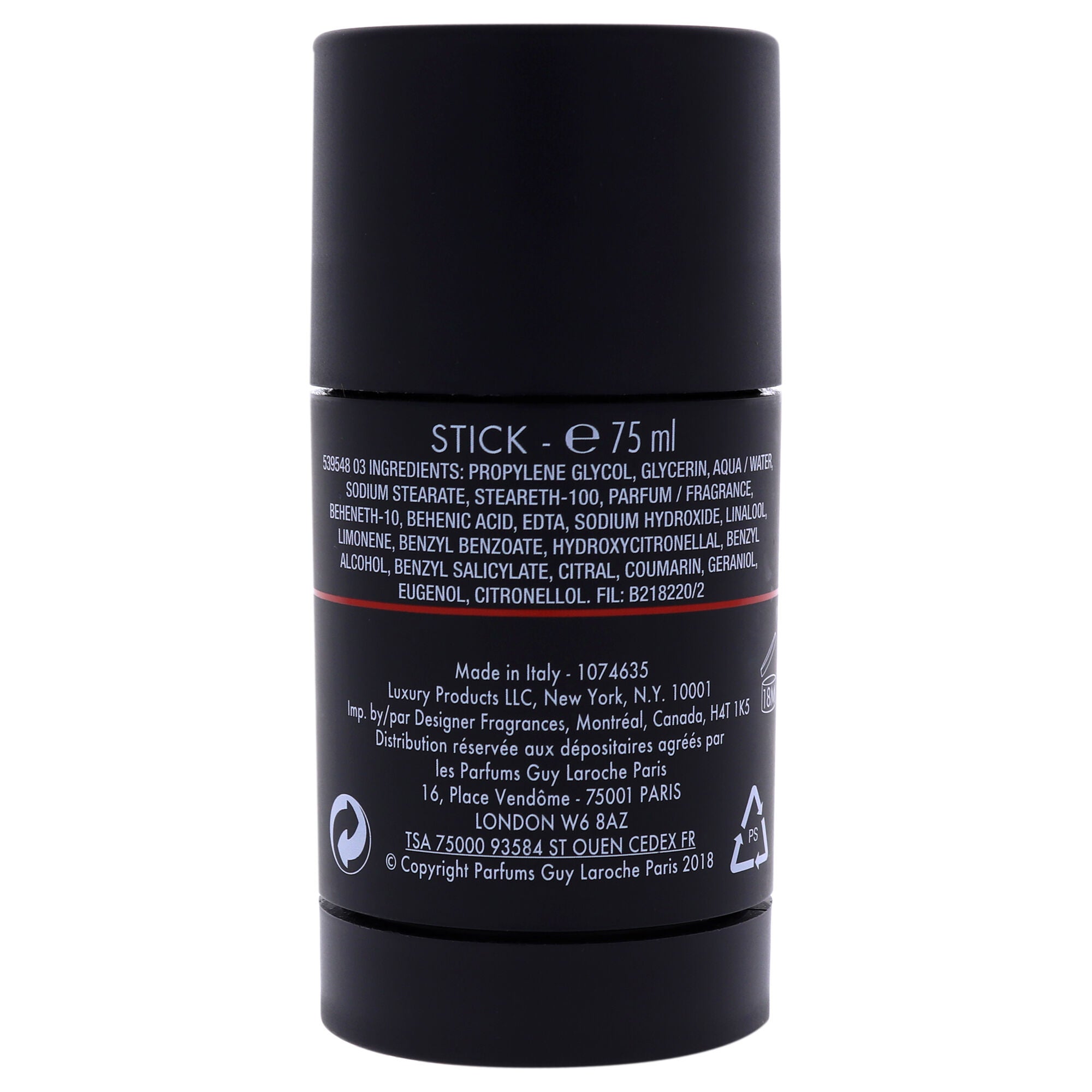 Drakkar Noir by Guy Laroche for Men - 2.6 oz Deodorant Stick, See Description, alternate image number 1