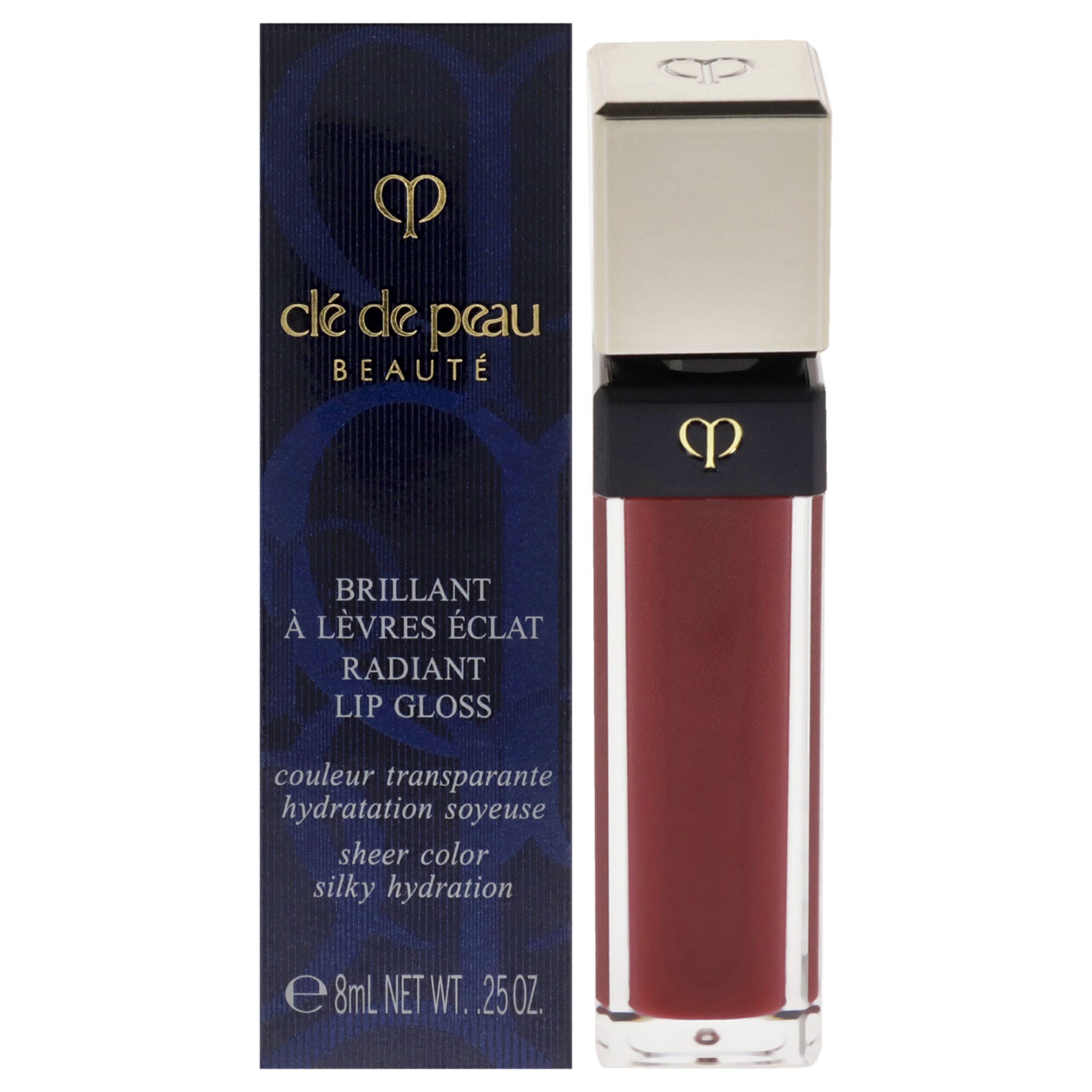 Radiant Lip Gloss - 8 Fire Ruby by Cle De Peau for Women - 0.25 oz Lip Gloss, See Description, hi-res image number 0