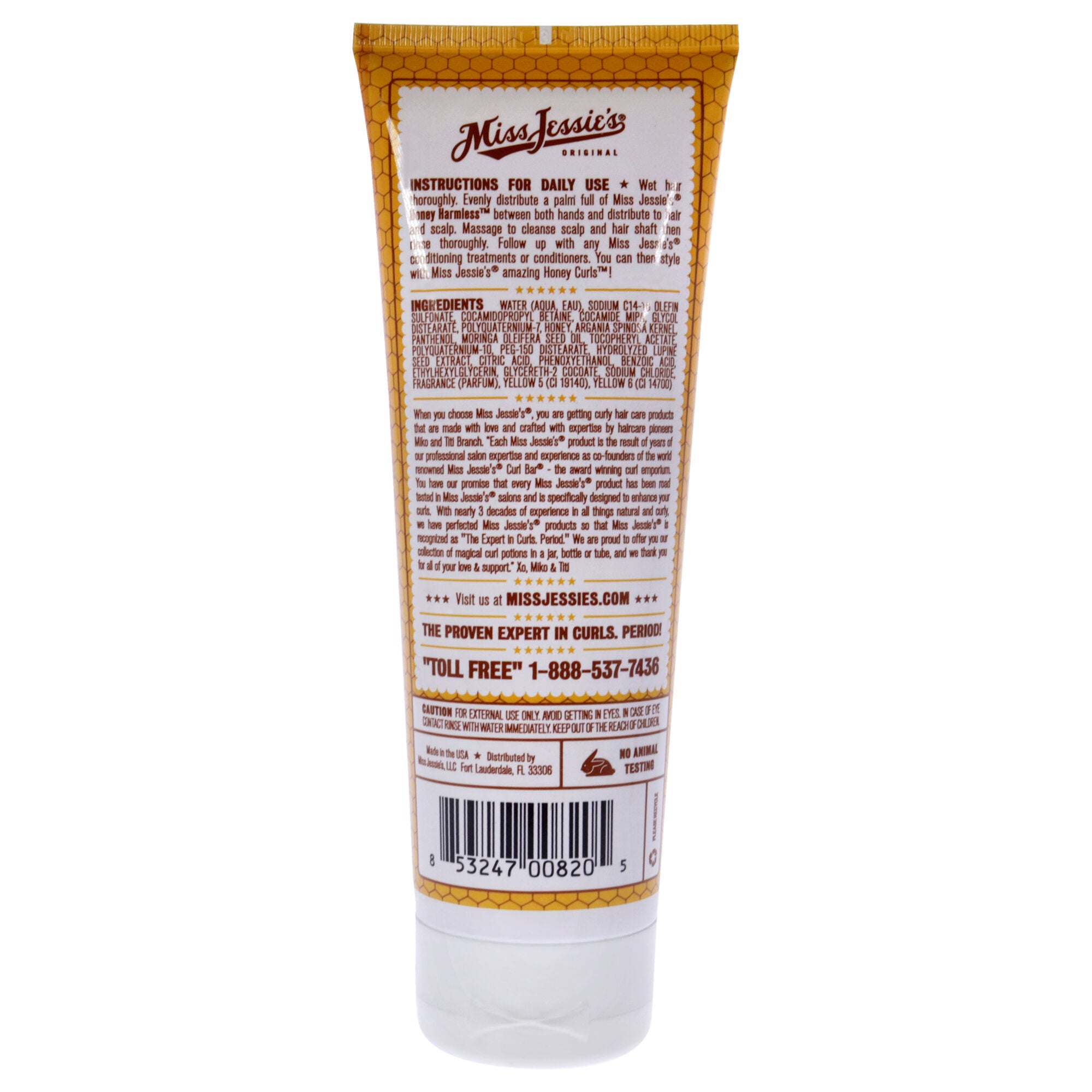 Honey Harm Less by Miss Jessies for Unisex - 8.5 oz Shampoo, , alternate image number 3