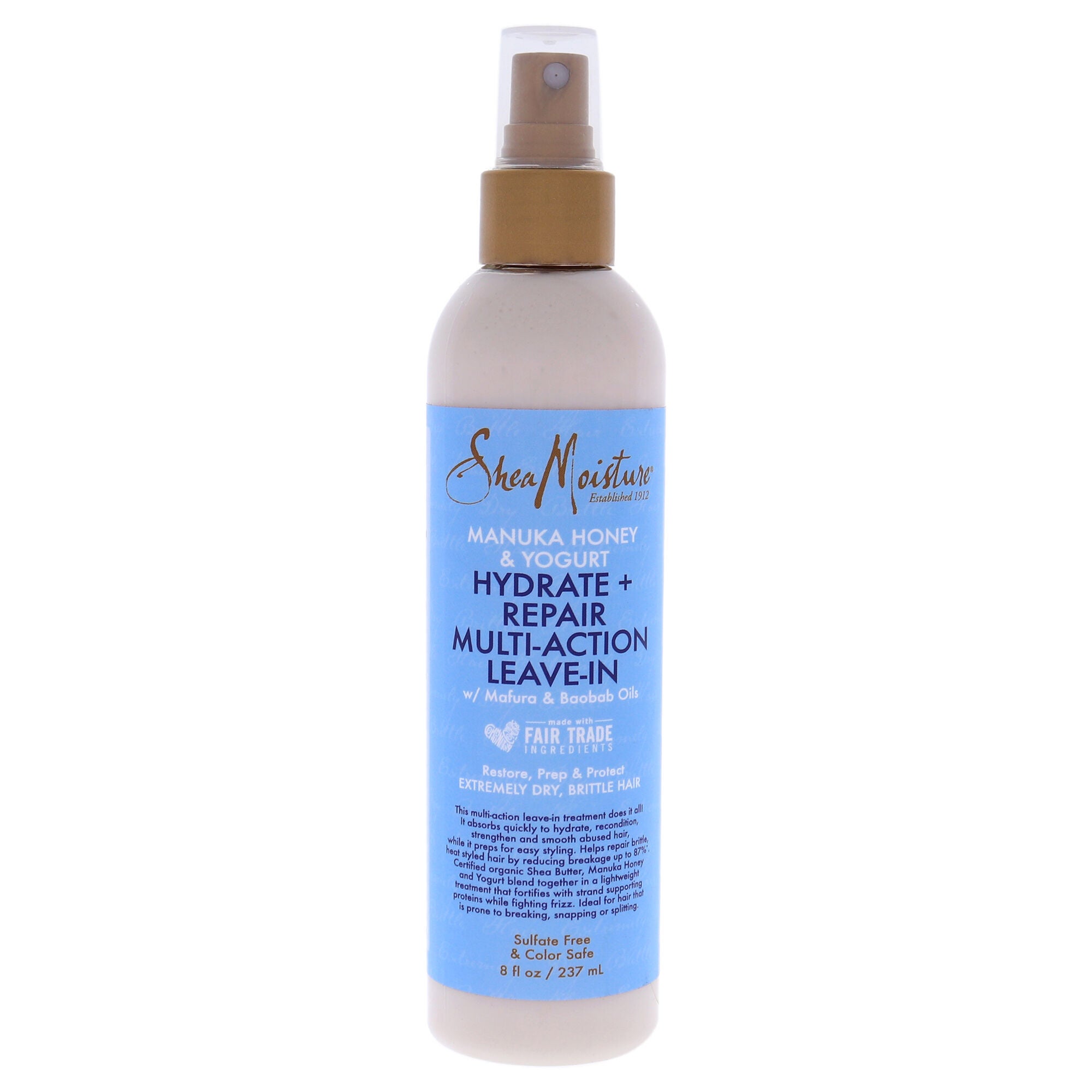 Manuka Honey and Yogurt Hydrate Plus Repair Multi-Action Leave-In by Shea Moisture for Unisex - 8 oz Treatment, , alternate image number 3