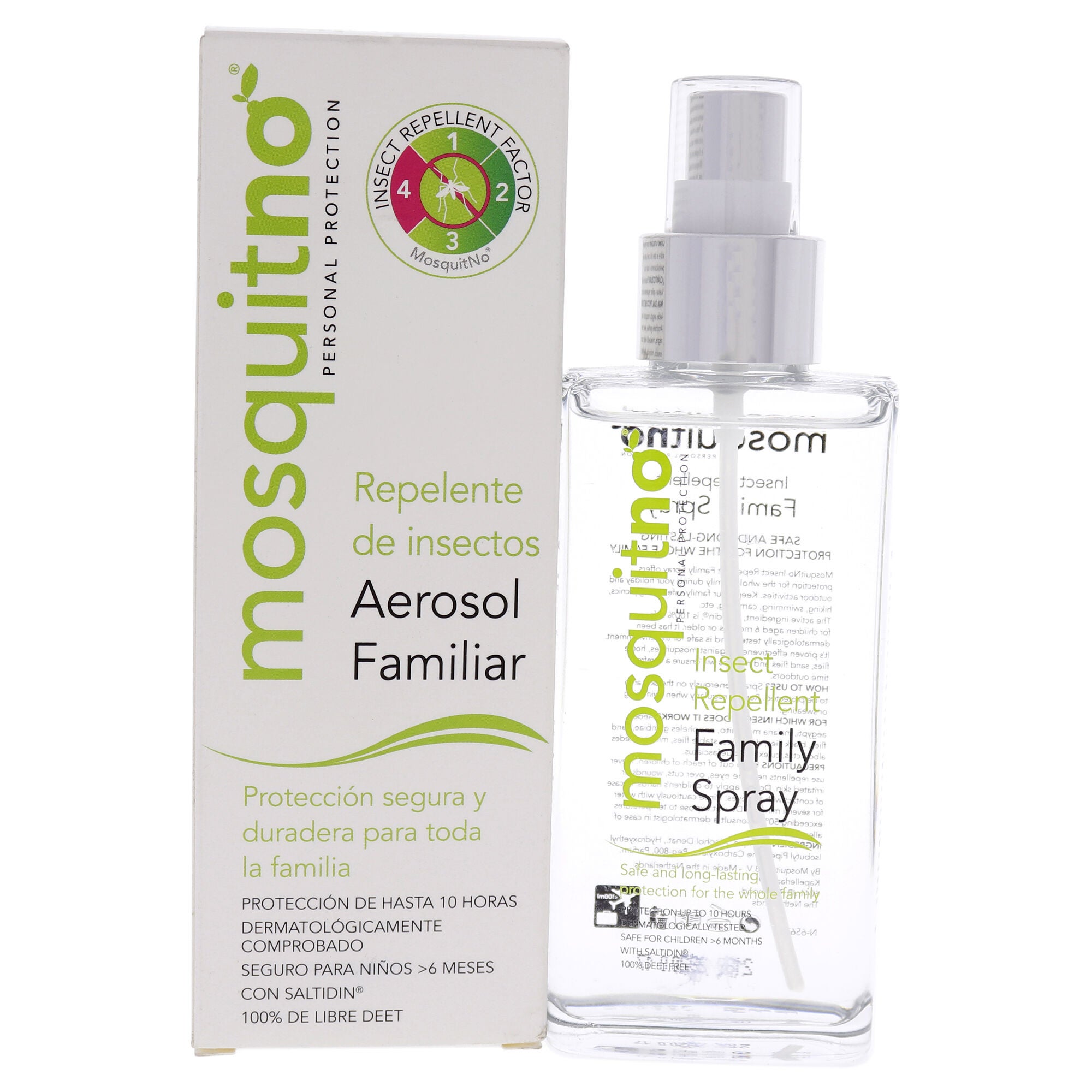 Insect Repellent Family Spray by Mosquitno for Unisex - 1 Pc Bug Repellent, See Description, hi-res image number 0
