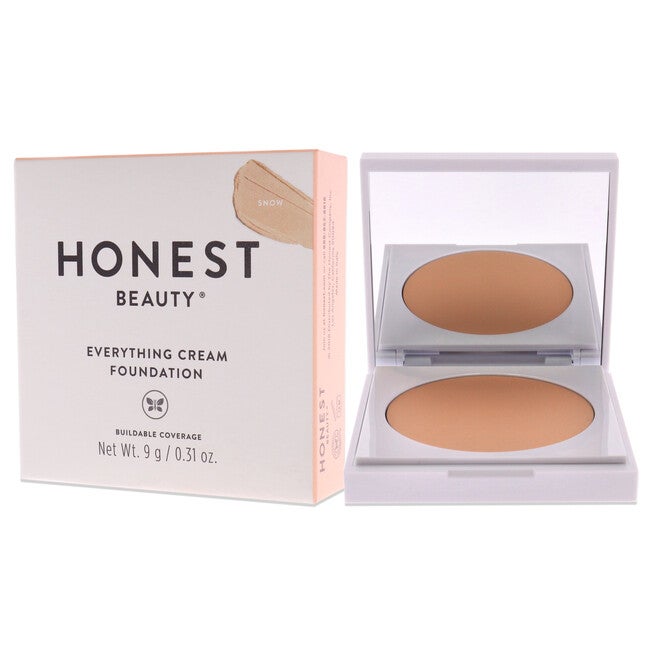 Everything Cream Foundation Compact - Snow by Honest for Women - 0.31 oz Foundation, NA, alternate image number null