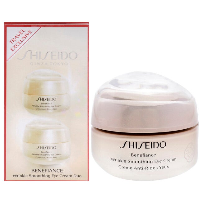 Benefiance Wrinkle Smoothing Eye Cream Duo by Shiseido for Women - 2 x 0.51 oz Cream, NA, hi-res image number null