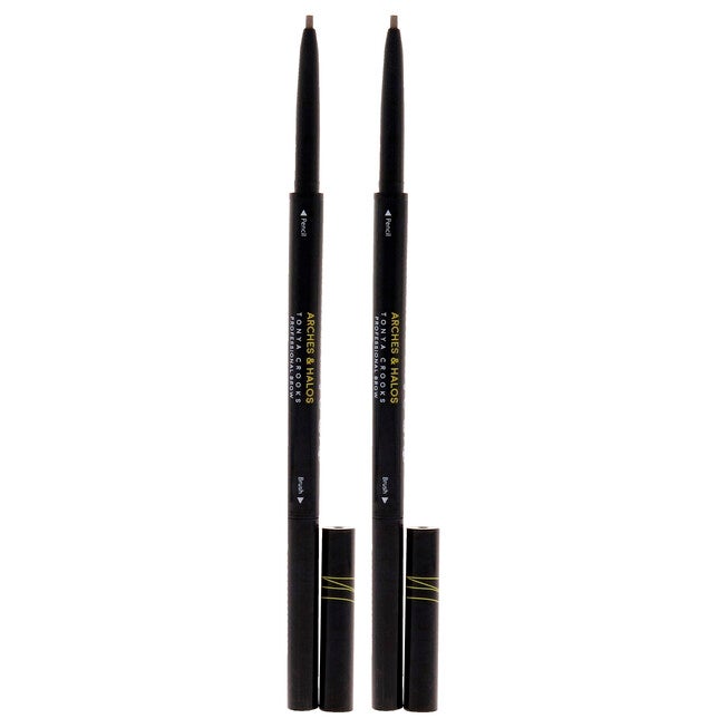 Micro Defining Brow Pencil - Auburn by Arches and Halos for Women - 0.003 oz Eyebrow Pencil - Pack of 2, , alternate image number null