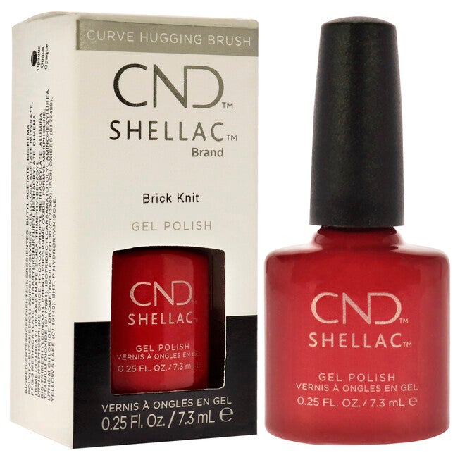 Shellac Nail Color - Brick Knit by CND for Women - 0.25 oz Nail Polish, NA, alternate image number null