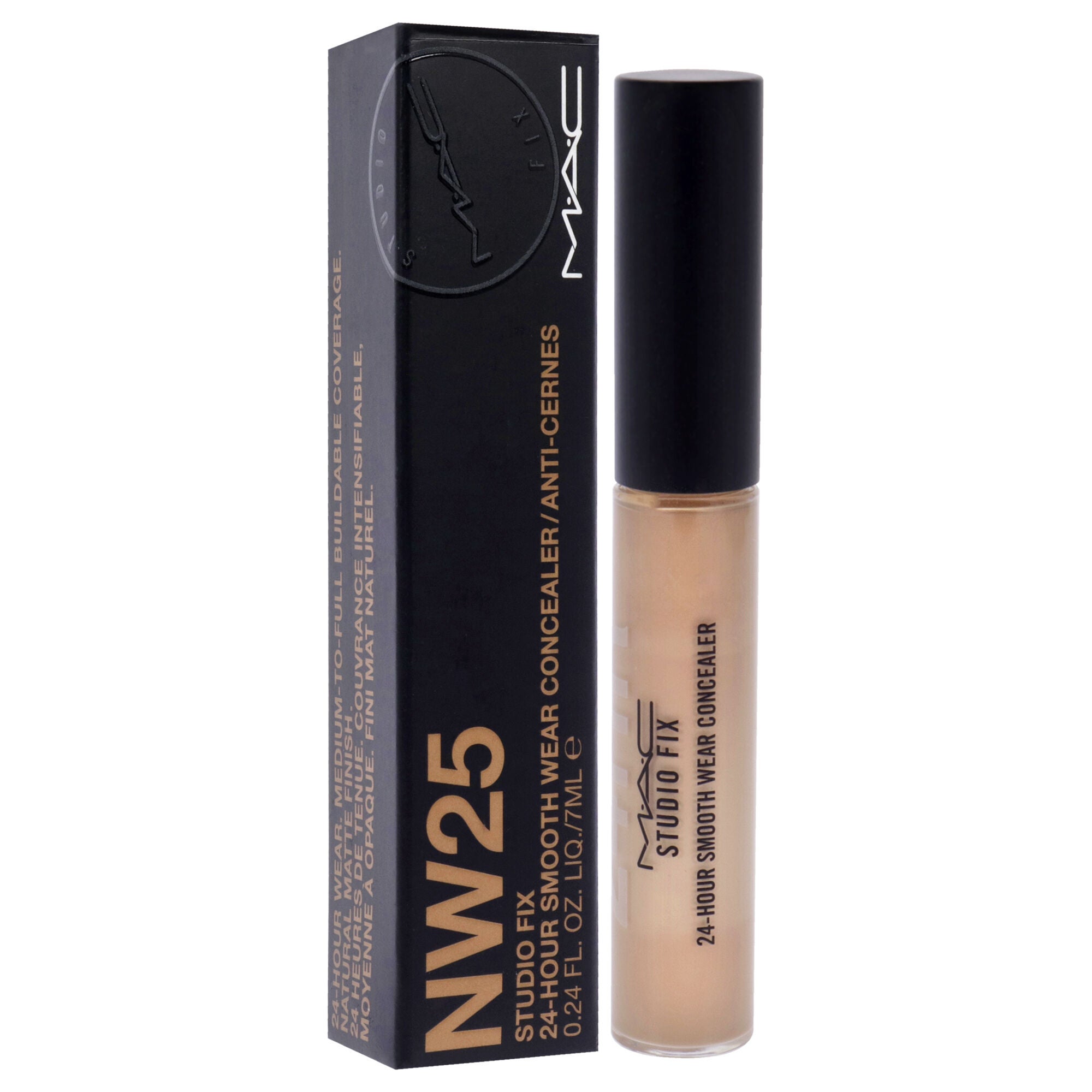 Studio Fix 24 Hour Smooth Wear Concealer - NW25 by MAC for Women - 0.24 oz Concealer, , alternate image number 6
