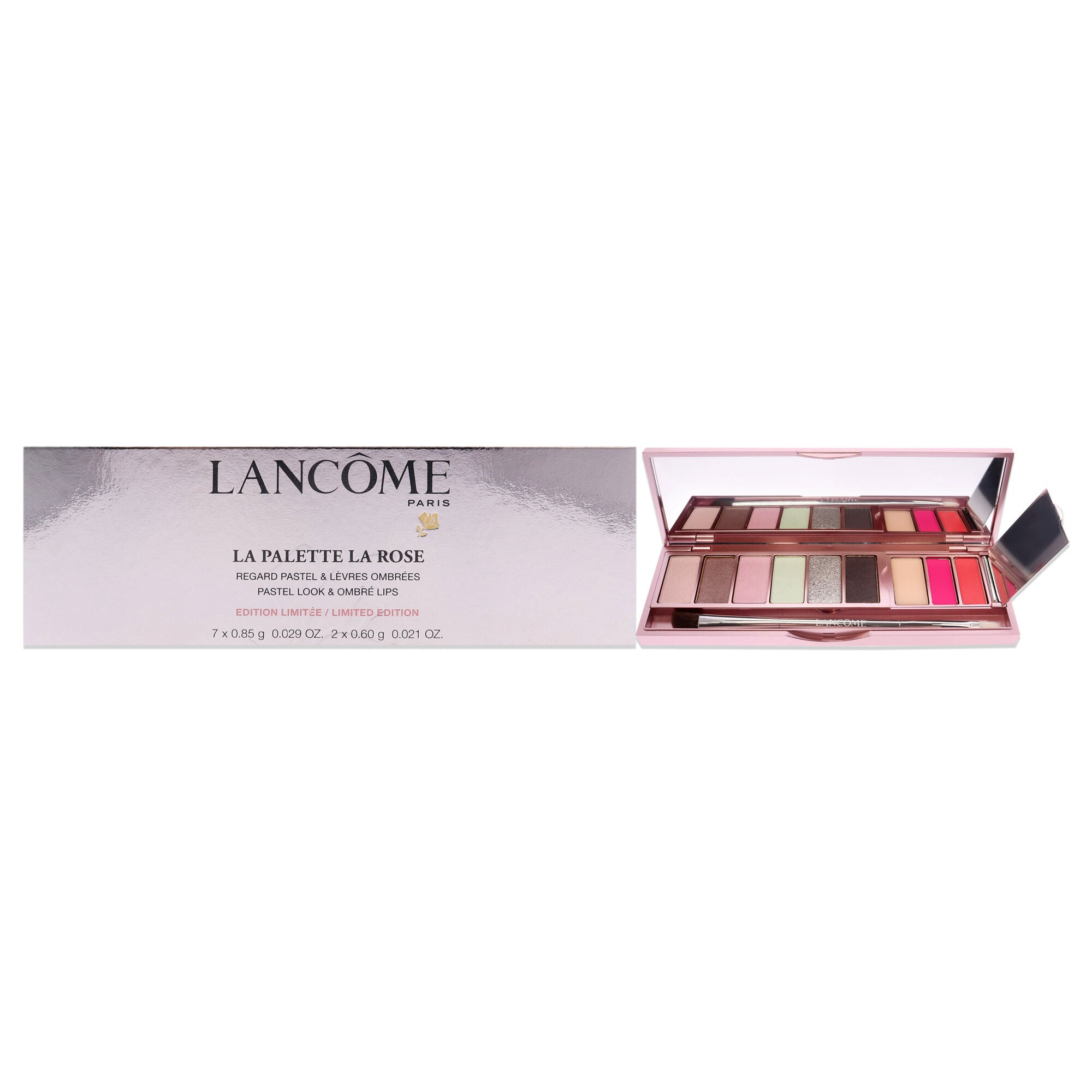 La Palette La Rose by Lancome for Women - 0.24 oz Makeup, See Description, hi-res image number 0