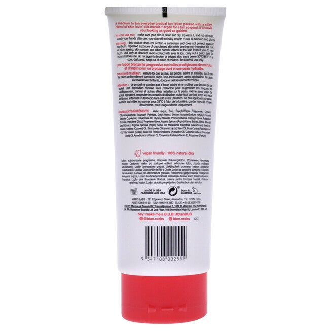 Just Shut Up and Sun kiss Me Gradual Tan Lotion by B.Tan for Unisex - 8 oz Bronzer, NA, alternate image number null