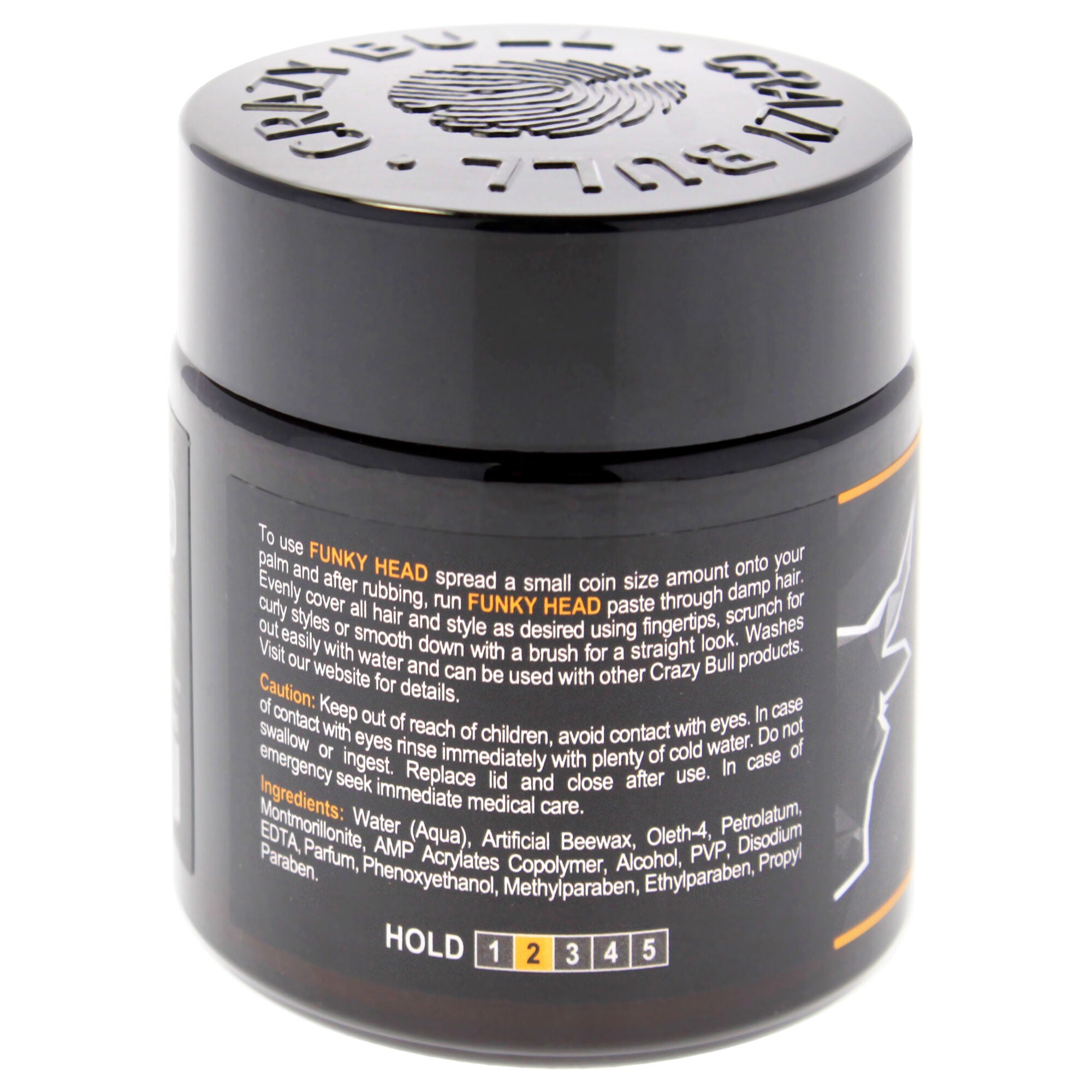 Funky Head Paste - Matte Forming by Crazy Bull Hair for Men - 3.38 oz Paste, See Description, alternate image number 1