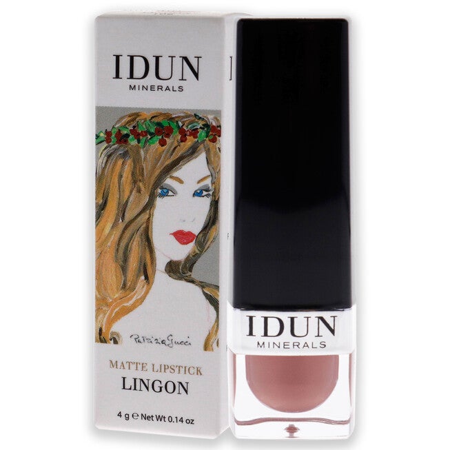 Matte Lipstick - 109 Lingon by Idun Minerals for Women - 0.14 oz Lipstick, , alternate image number null