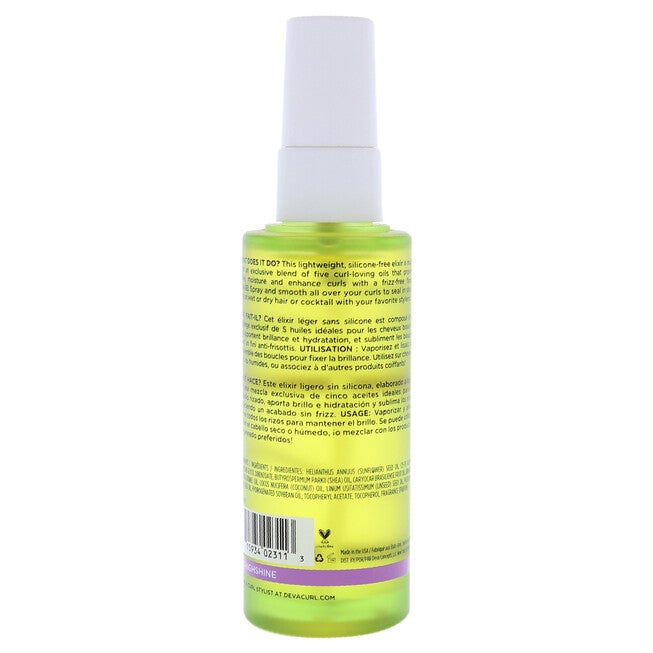 DevaCurl High Shine Multi Benefit Oil by DevaCurl for Unisex - 1.7 oz Oil, See Description, alternate image number 2