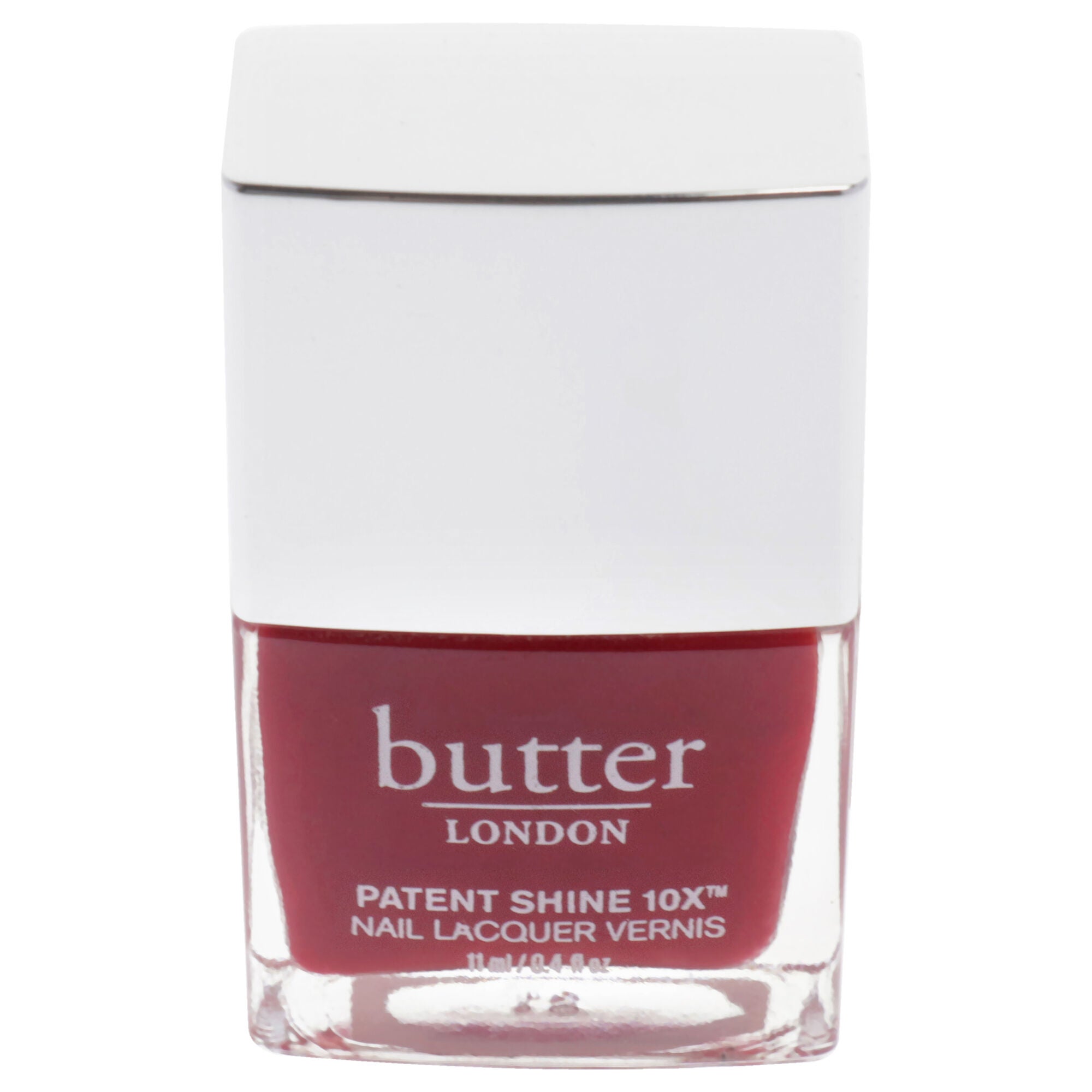 Patent Shine 10X Nail Lacquer - Her Majestys Red by Butter London for Women - 0.4 oz Nail Polish (Tester), See Description, hi-res image number 0
