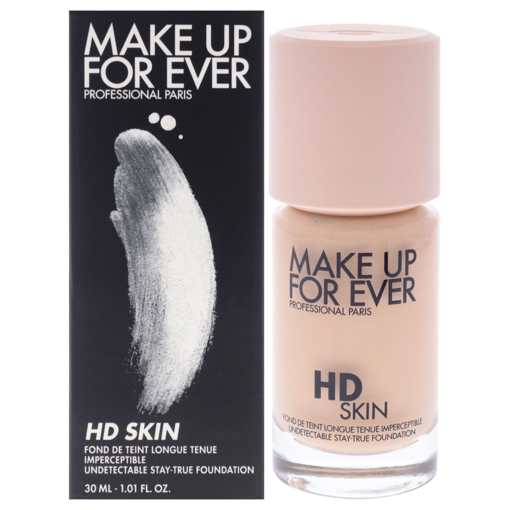 HD Skin Undetectable Stay-True Foundation - 1Y08 Warm Porcelain by Make Up For Ever for Women - 1.01 oz Foundation, See Description, hi-res image number 0