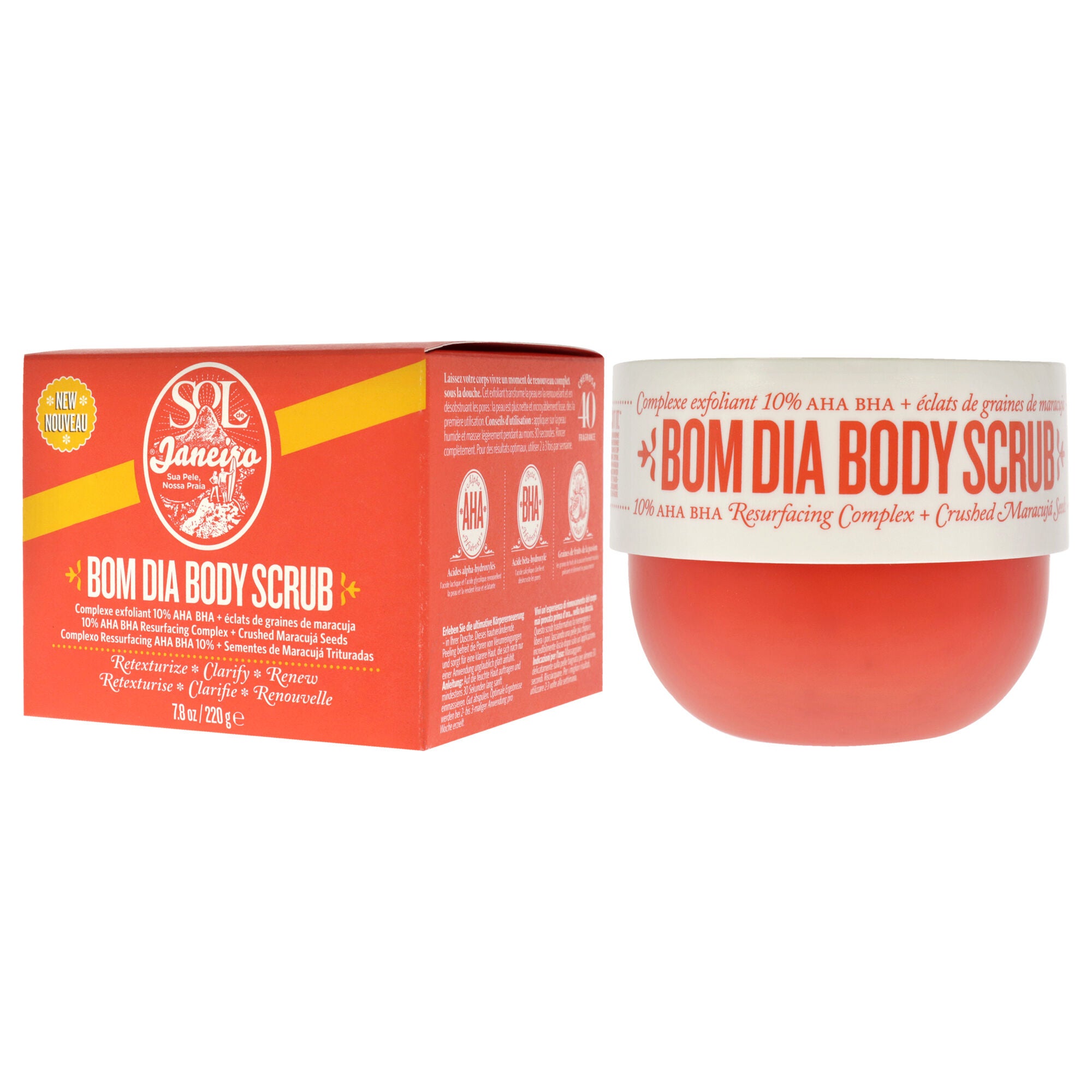 Bom Dia Body Scrub by Sol de Janeiro for Unisex - 7.8 oz Scrub, , alternate image number 3