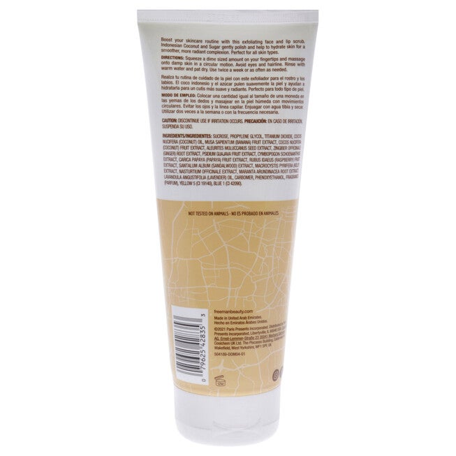 Indonesian Coconut Face Mask and Scrub by Freeman for Unisex - 6 oz Mask, NA, alternate image number null