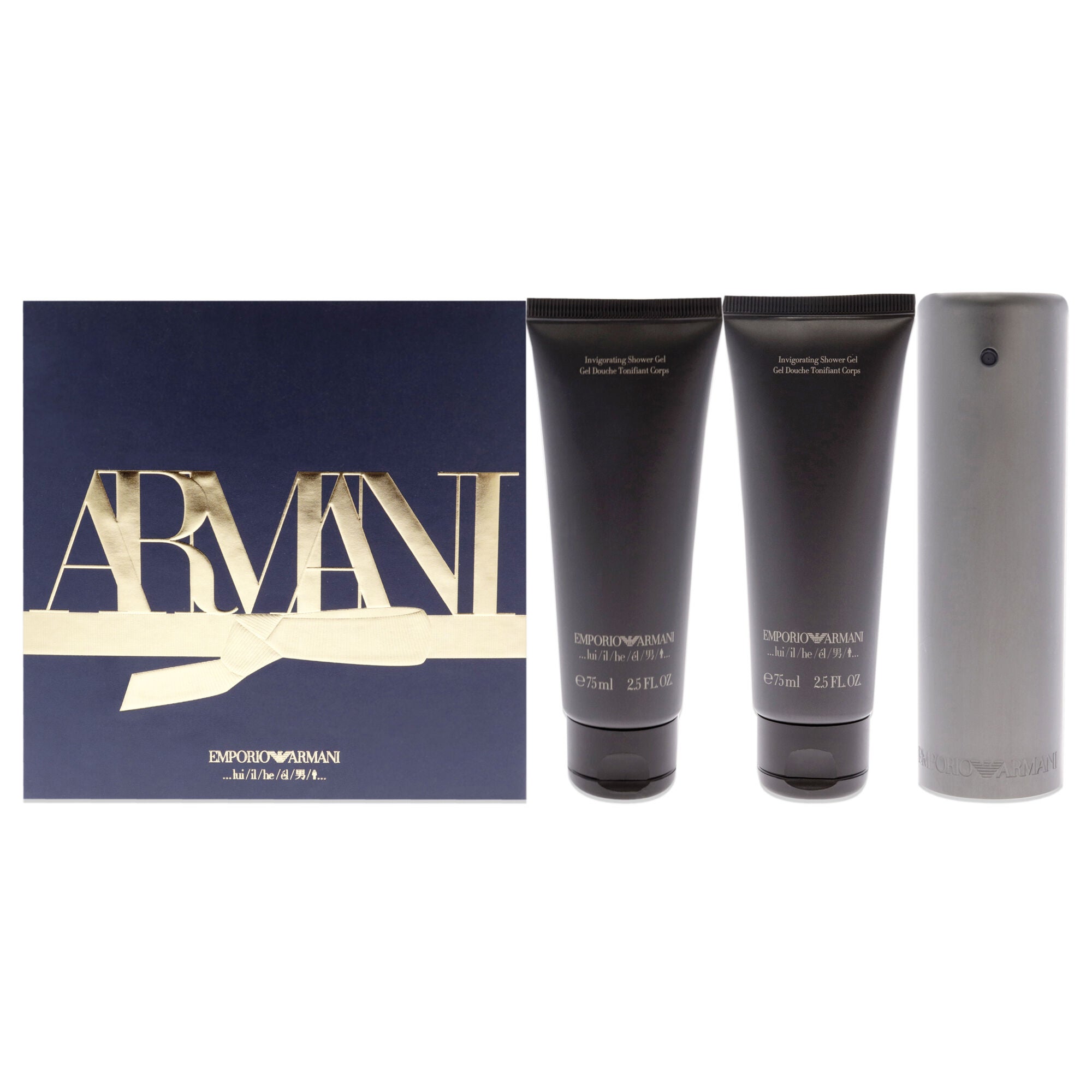 Emporio Armani by Emporio Armani for Men - 3 Pc Gift Set 1.7oz EDT Spray, 2x2.5oz Shower Gel, , alternate image number 4