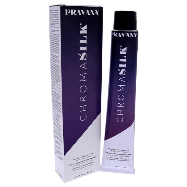 ChromaSilk Creme Hair Color - 8.7 Light Violet Blonde by Pravana for Unisex - 3 oz Hair Color, NA, alternate image number null