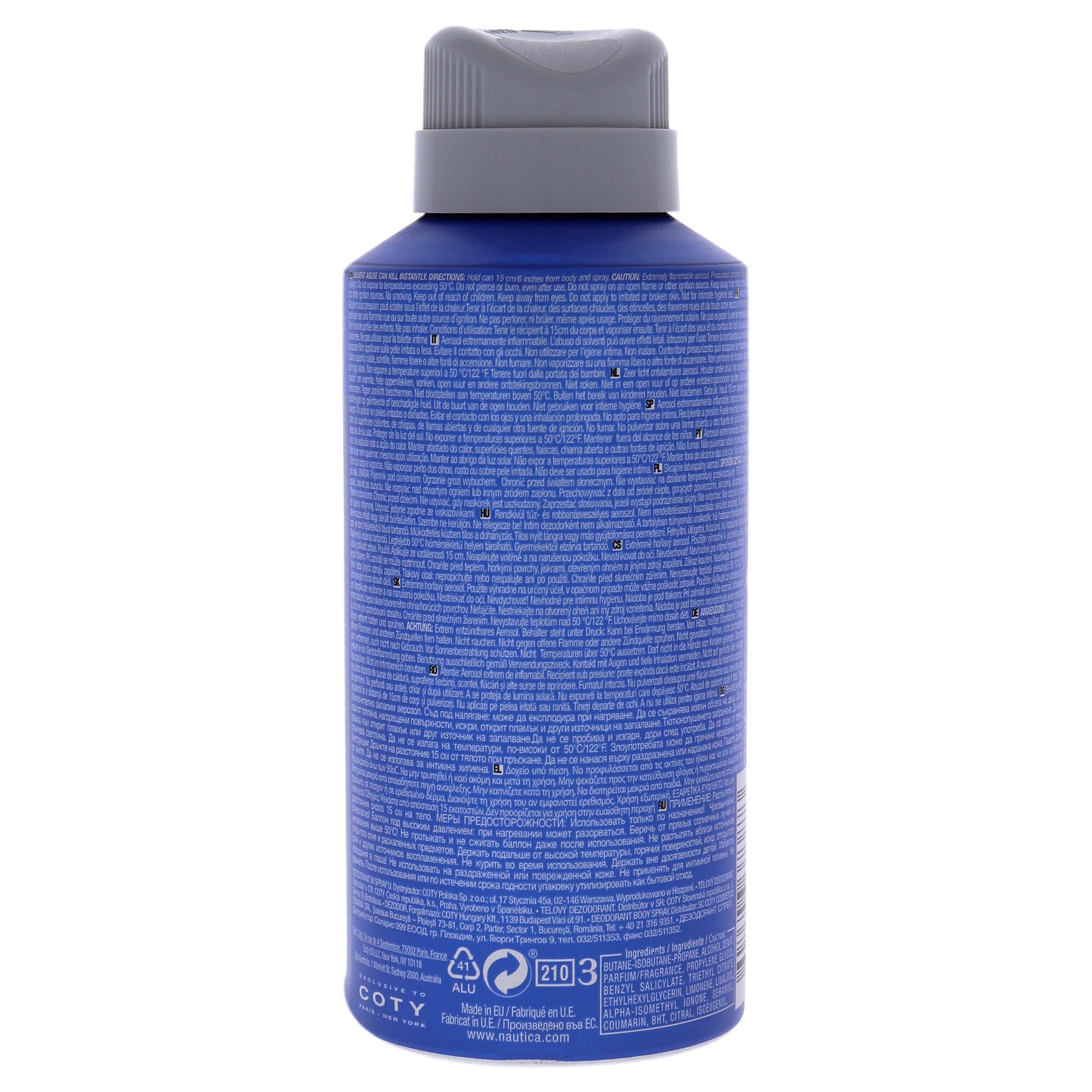 Nautica Voyage Deodorant Body Spray by Nautica for Men - 5 oz Body Spray, See Description, alternate image number 1
