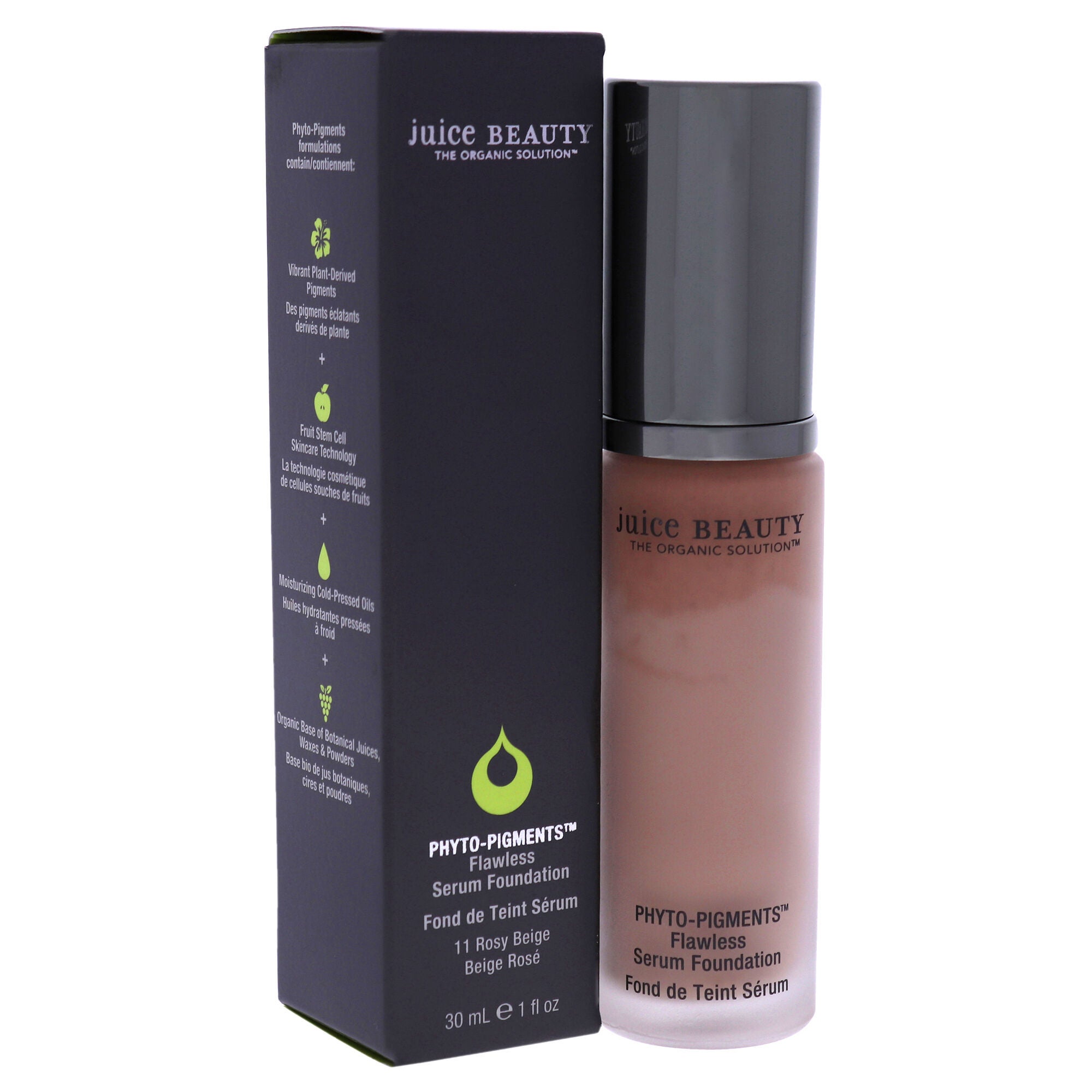 Phyto-Pigments Flawless Serum Foundation - 11 Rosy Beige by Juice Beauty for Women - 1 oz Foundation, See Description, alternate image number 2