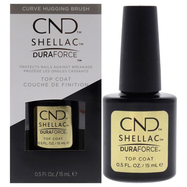 Shellac Nail Color - Duraforce Top Coat by CND for Women - 0.5 oz Nail ...