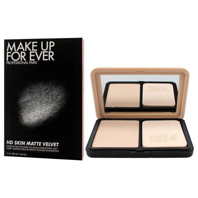 HD Skin Matte Velvet Powder Foundation - 1N00 Alabaster by Make Up For Ever for Women - 0.38 oz Foundation, NA, alternate image number null