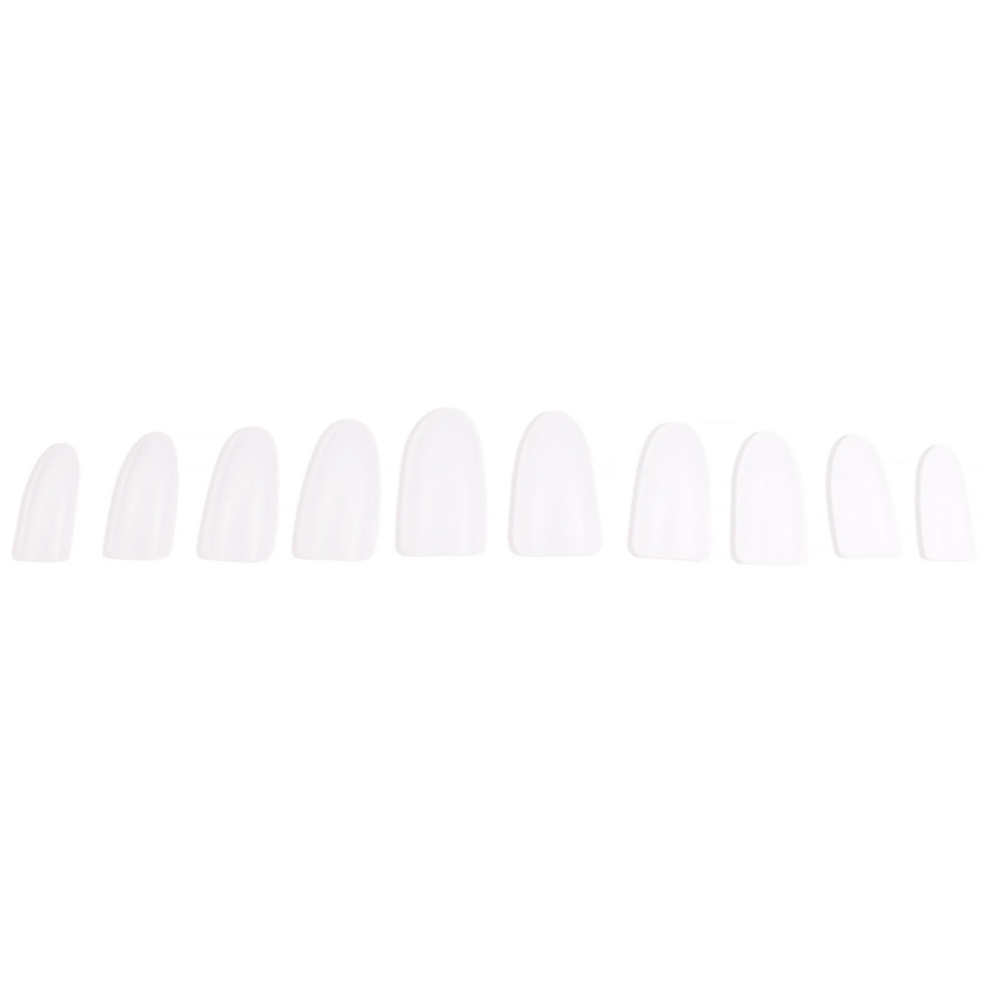 Long and Luxurious Full Coverage Nail Tips - Ultra Clear by Cuccio Pro for Women - 100 Count Nail Tips, See Description, alternate image number 1