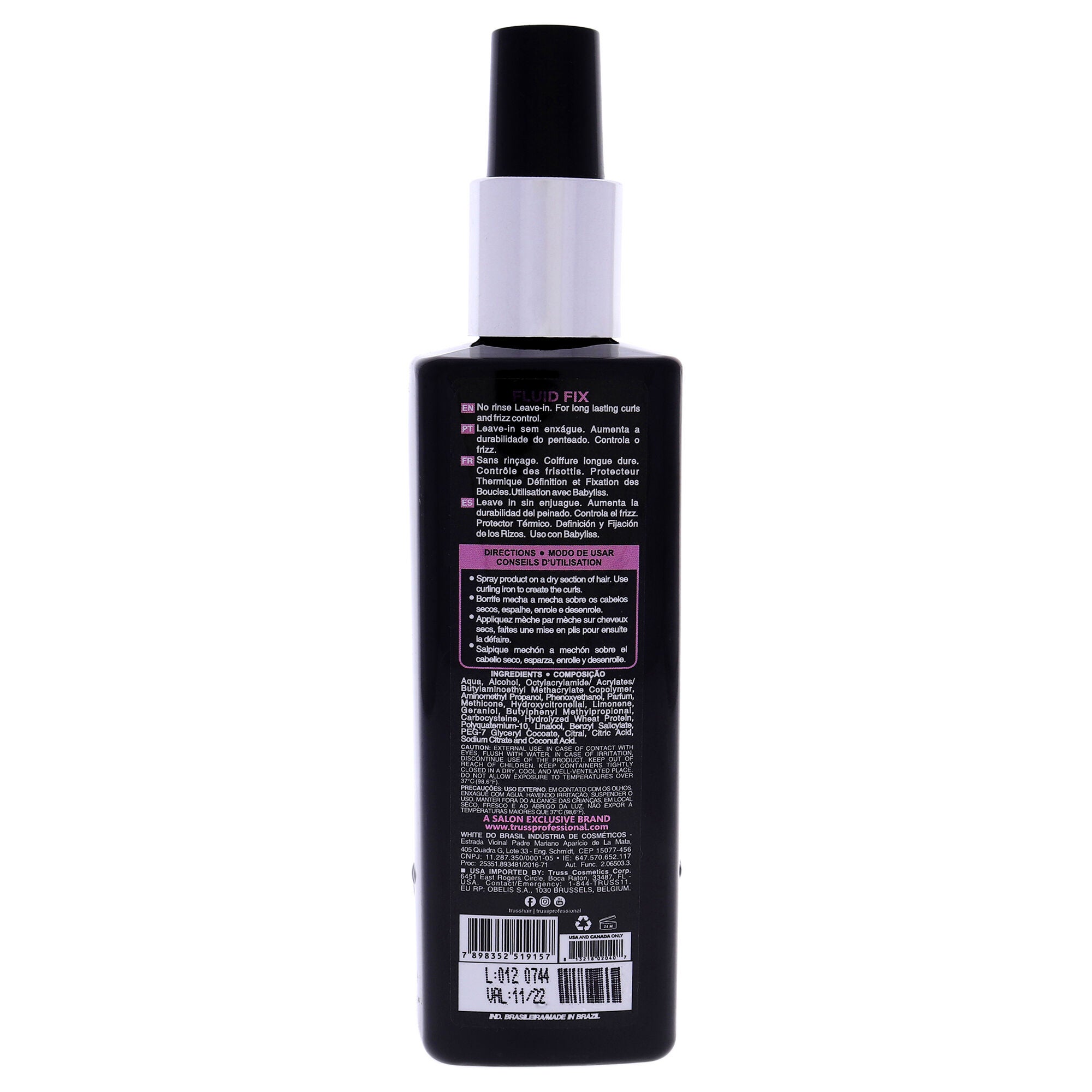 Fluid Fix Leave-In Spray by Truss for Unisex - 8.45 oz Hair Spray, , alternate image number 4