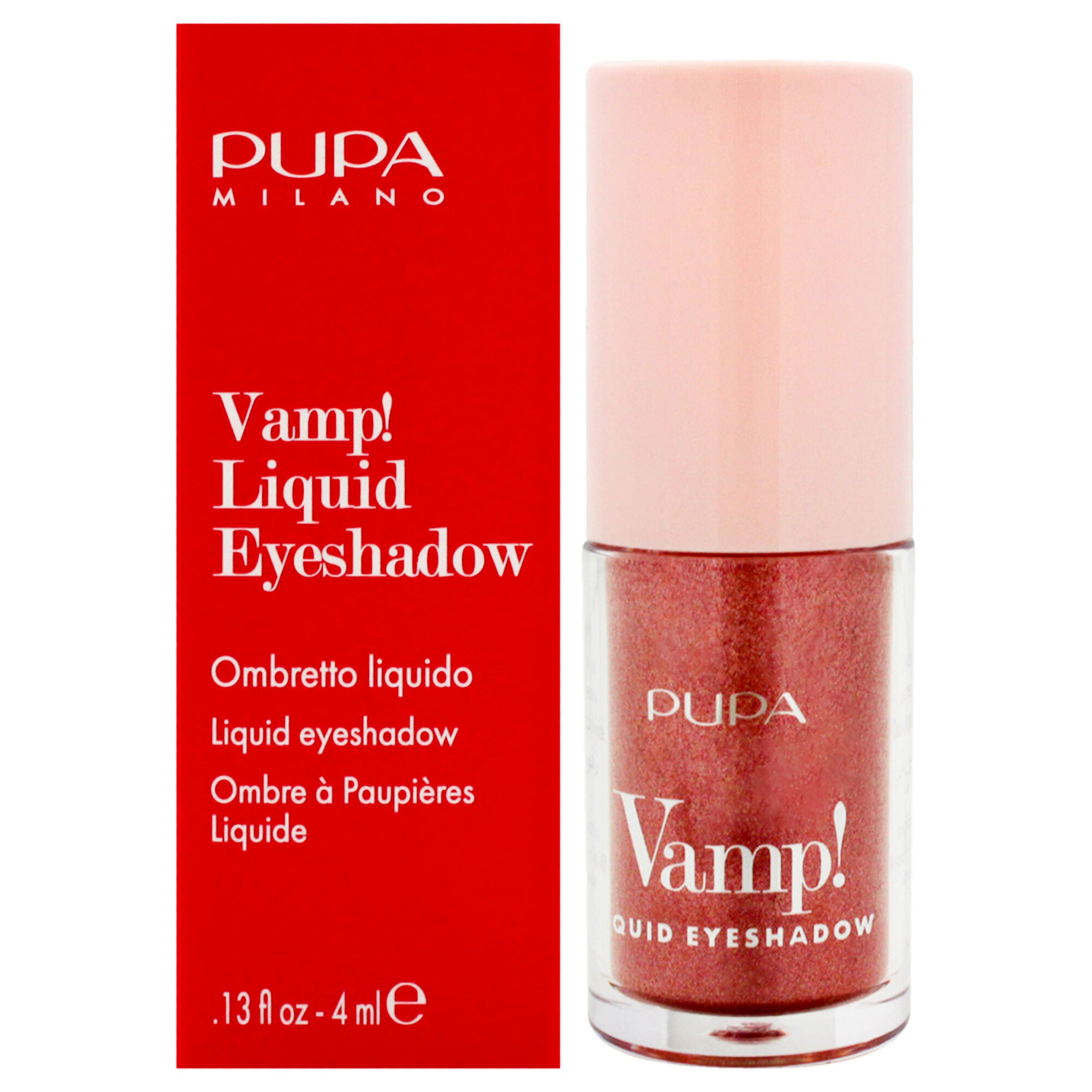 Vamp! Liquid Eyeshadow - 004 Rose by Pupa Milano for Women - 0.13 oz Eye Shadow, See Description, hi-res image number 0