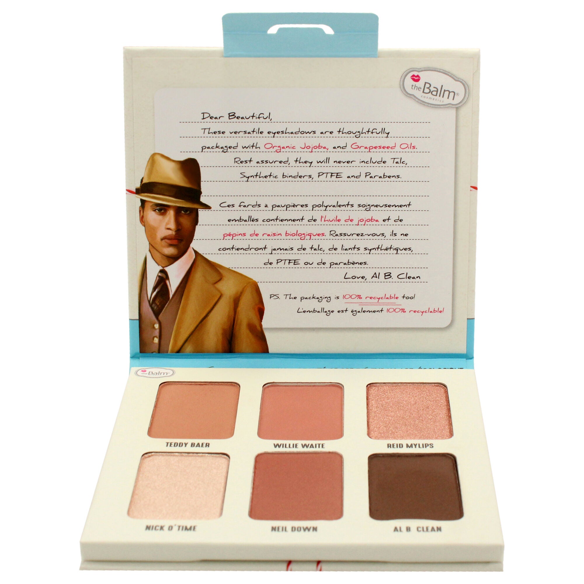 Male Order Domestic Eyeshadow Palette by the Balm for Women - 0.46 oz Eye Shadow, See Description, alternate image number 1