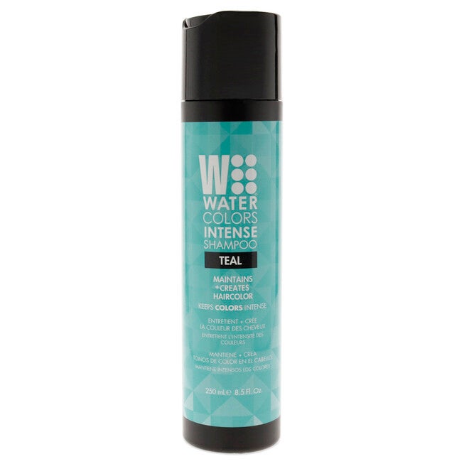 Watercolors Intense Shampoo - Teal by Tressa for Unisex - 8.5 oz Shampoo, NA, hi-res image number null