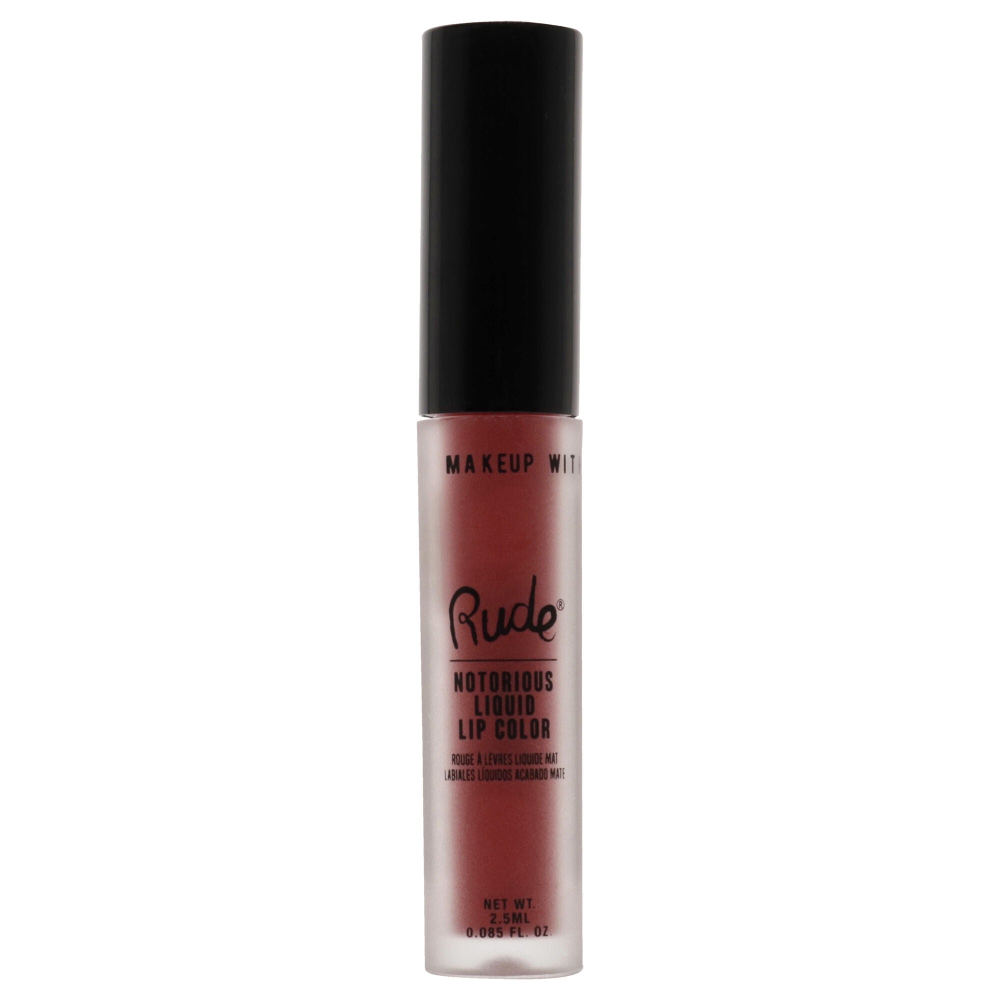 Notorious Rich Long Liquid Lip Color - Radical Red by Rude Cosmetics for Women - 0.1 oz Lip Color, See Description, alternate image number 4