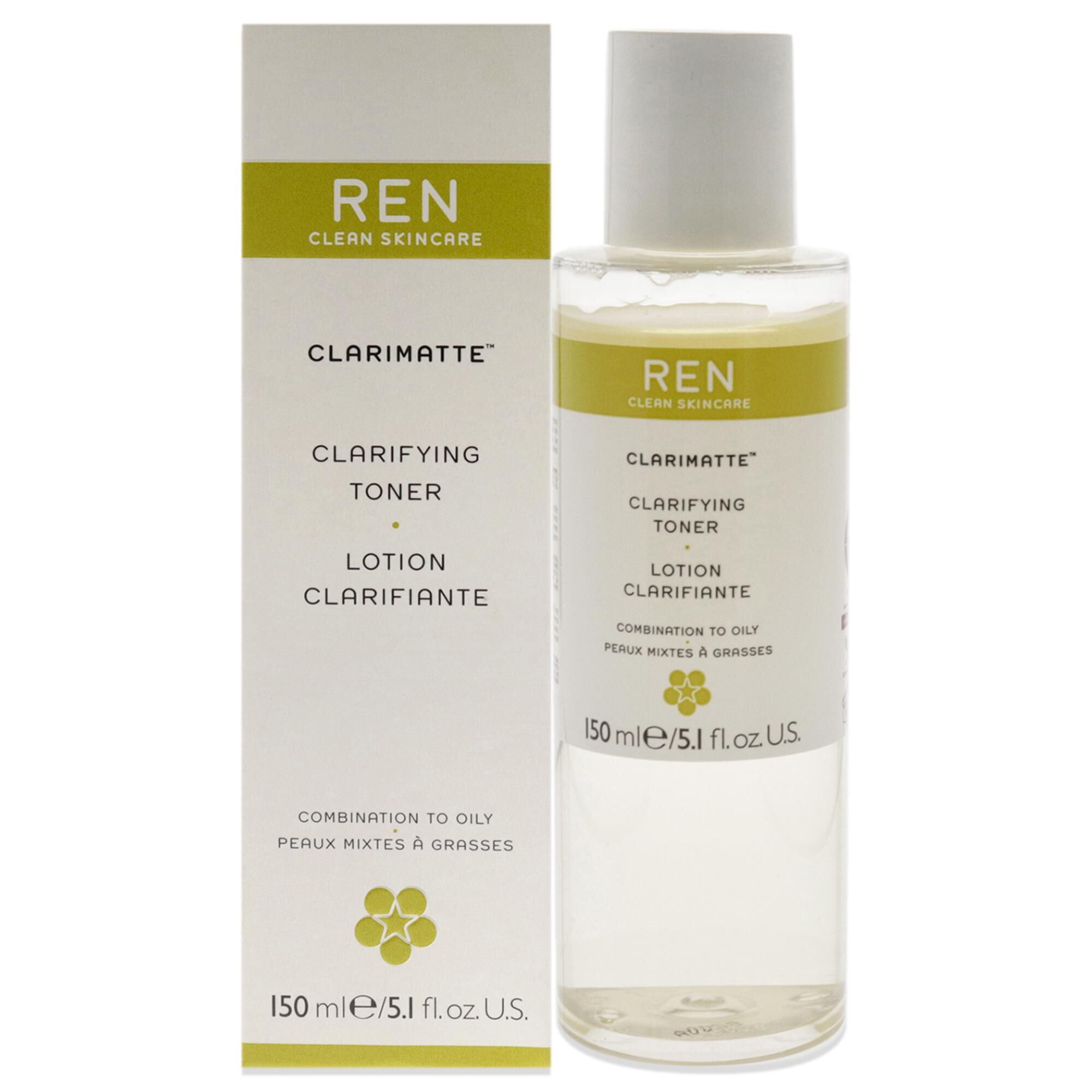 Clarimatte Clarifying Toner - Combination To Oily Skin by REN for Unisex - 5.1 oz Lotion, See Description, hi-res image number 0