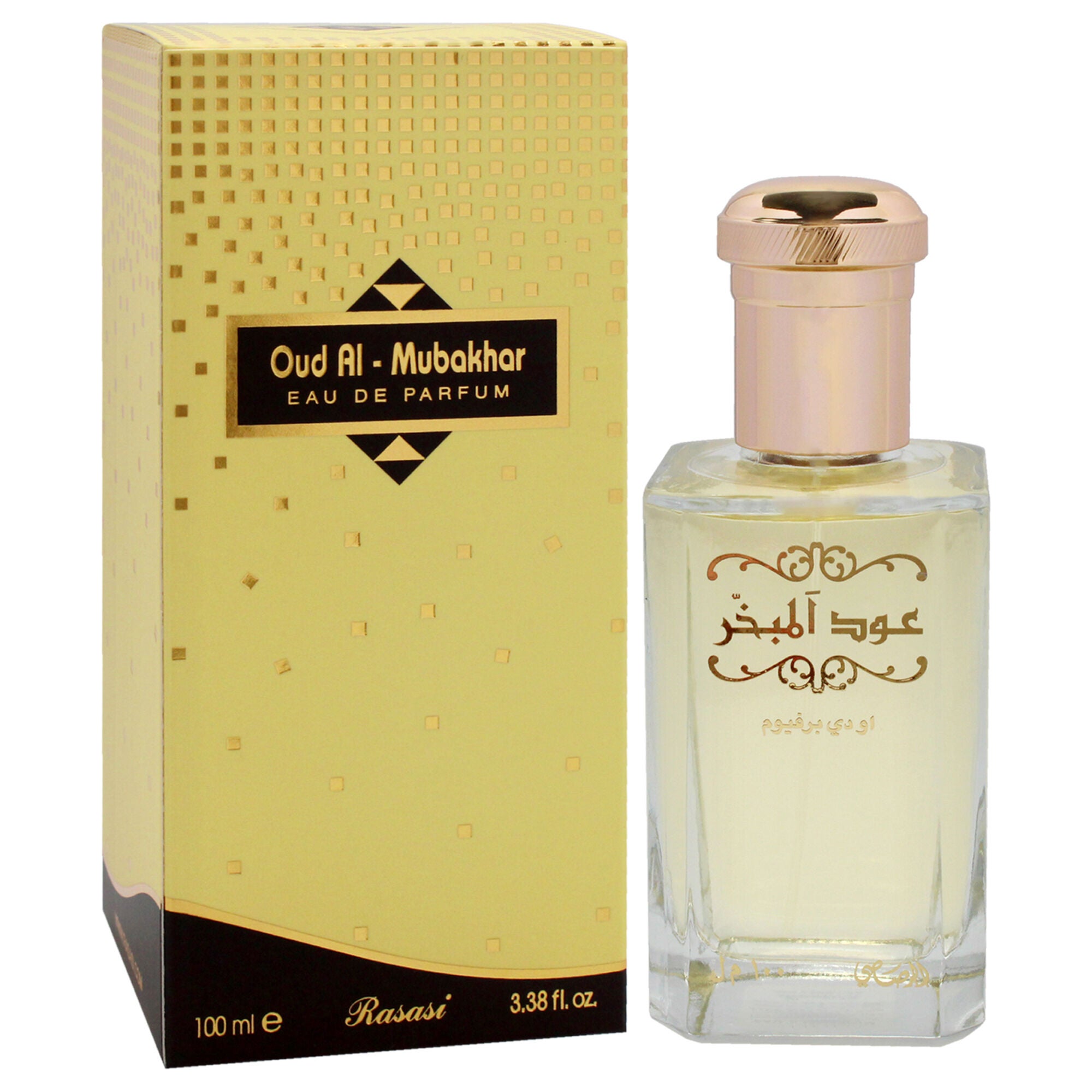 Oud Al Mubakhar by Rasasi for Men - 3.38 oz EDP Spray, See Description, alternate image number 1