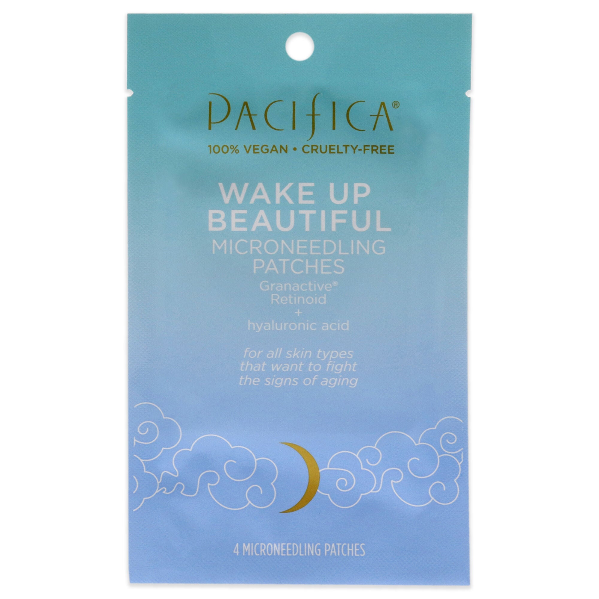 Wake Up Beautiful Microneedling Patches by Pacifica for Unisex - 4 Pc Patches, See Description, hi-res image number 0