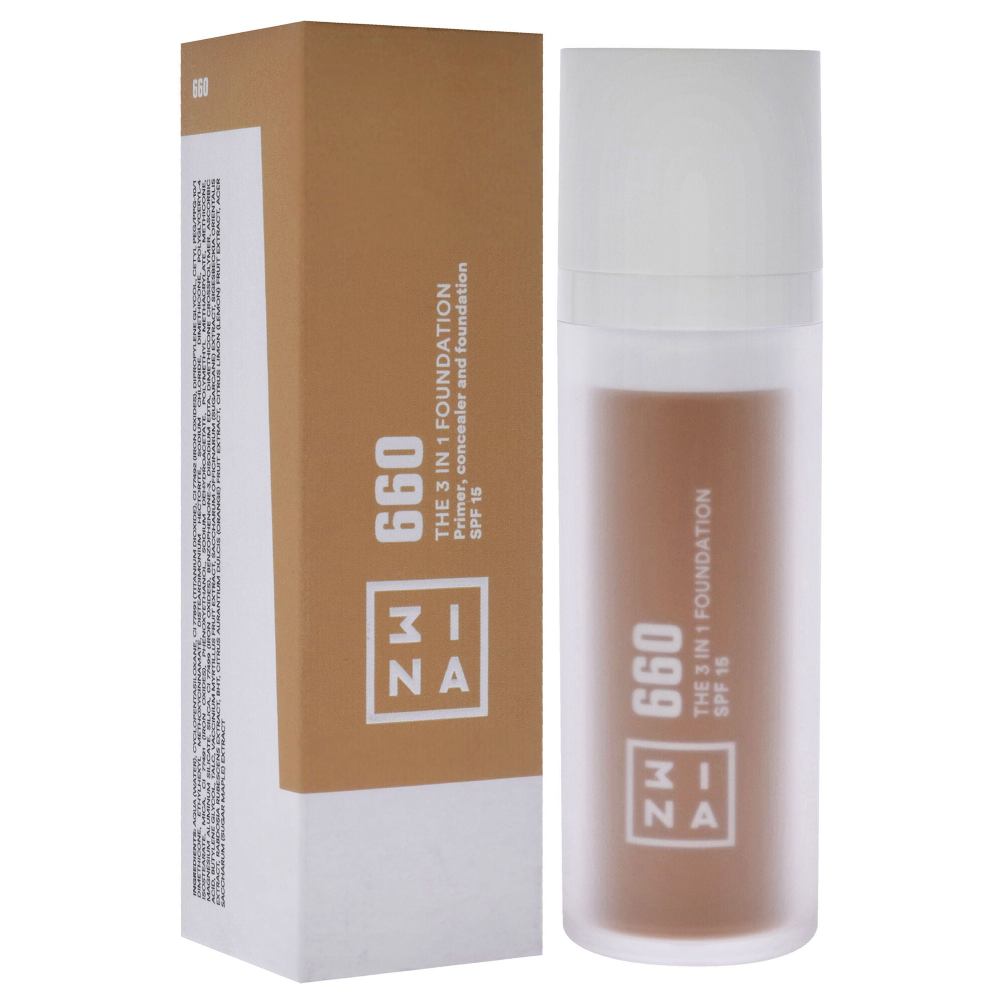 The 3-In-1 Foundation SPF 15 - 660 by 3INA for Women - 1.01 oz Foundation, , alternate image number 6