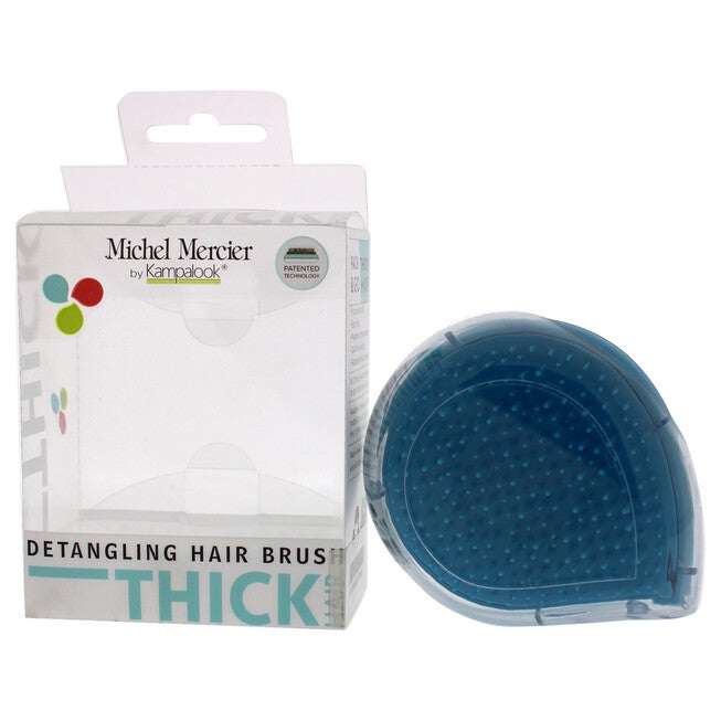 Detangling Brush Thick Hair - Blue-White by Michel Mercier for Unisex - 1 Pc Hair Brush, NA, hi-res image number 0
