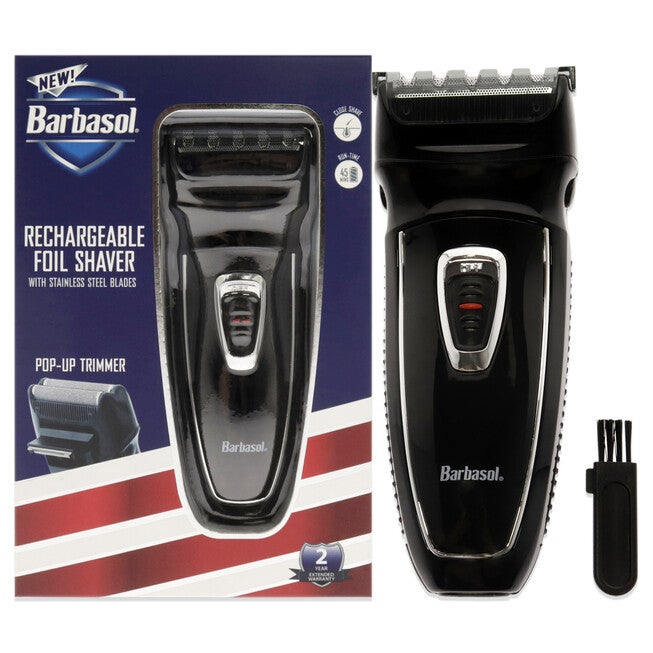 Rechargeable Foil Shaver With Pop-Up Trimmer by Barbasol for Men - 1 Pc Trimmer, NA, hi-res image number null