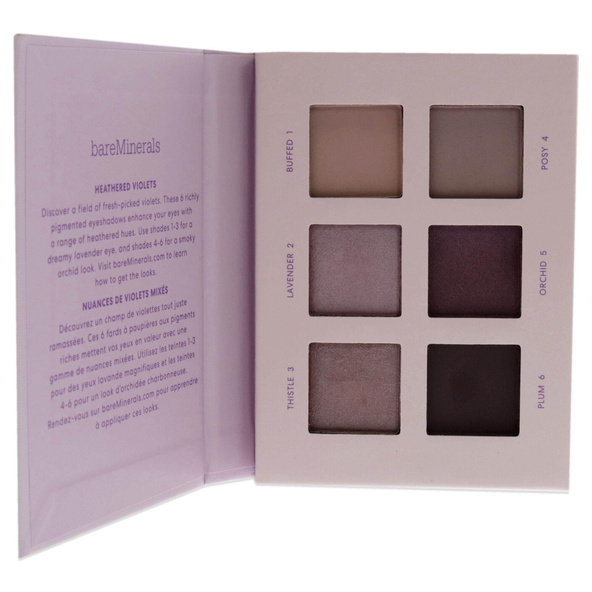 Mineralist Eyeshadow Palette - Heathered by bareMinerals for Women - 0.24 oz Eye Shadow, , alternate image number 6