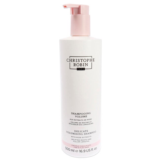 Delicate Volumizing Shampoo with Rose Extracts by Christophe Robin for Unisex - 16.9 oz Shampoo, NA, hi-res image number null