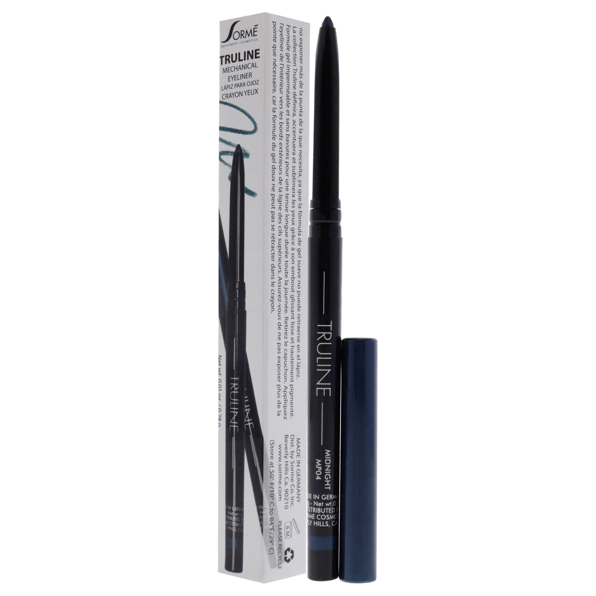 Truline Mechanical Eye Pencil - MP04 Midnight by Sorme Cosmetics for Women - 0.01 oz Eye Pencil, See Description, alternate image number 3