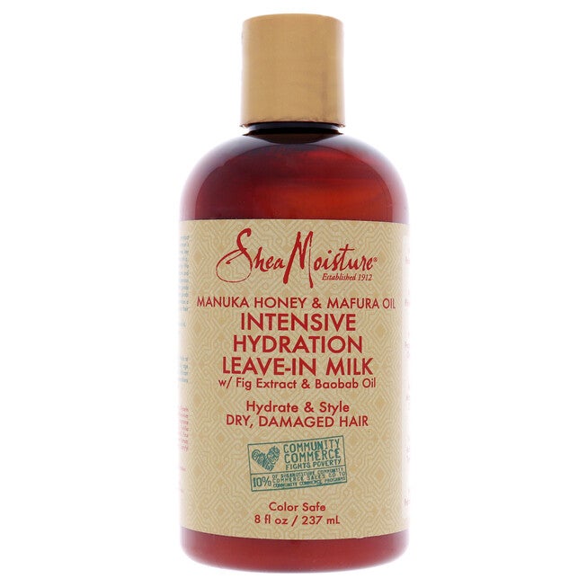 Manuka Honey and Mafura Oil Intensive Hydration Leave-In Milk by Shea Moisture for Unisex - 8 oz Cream, NA, hi-res image number null