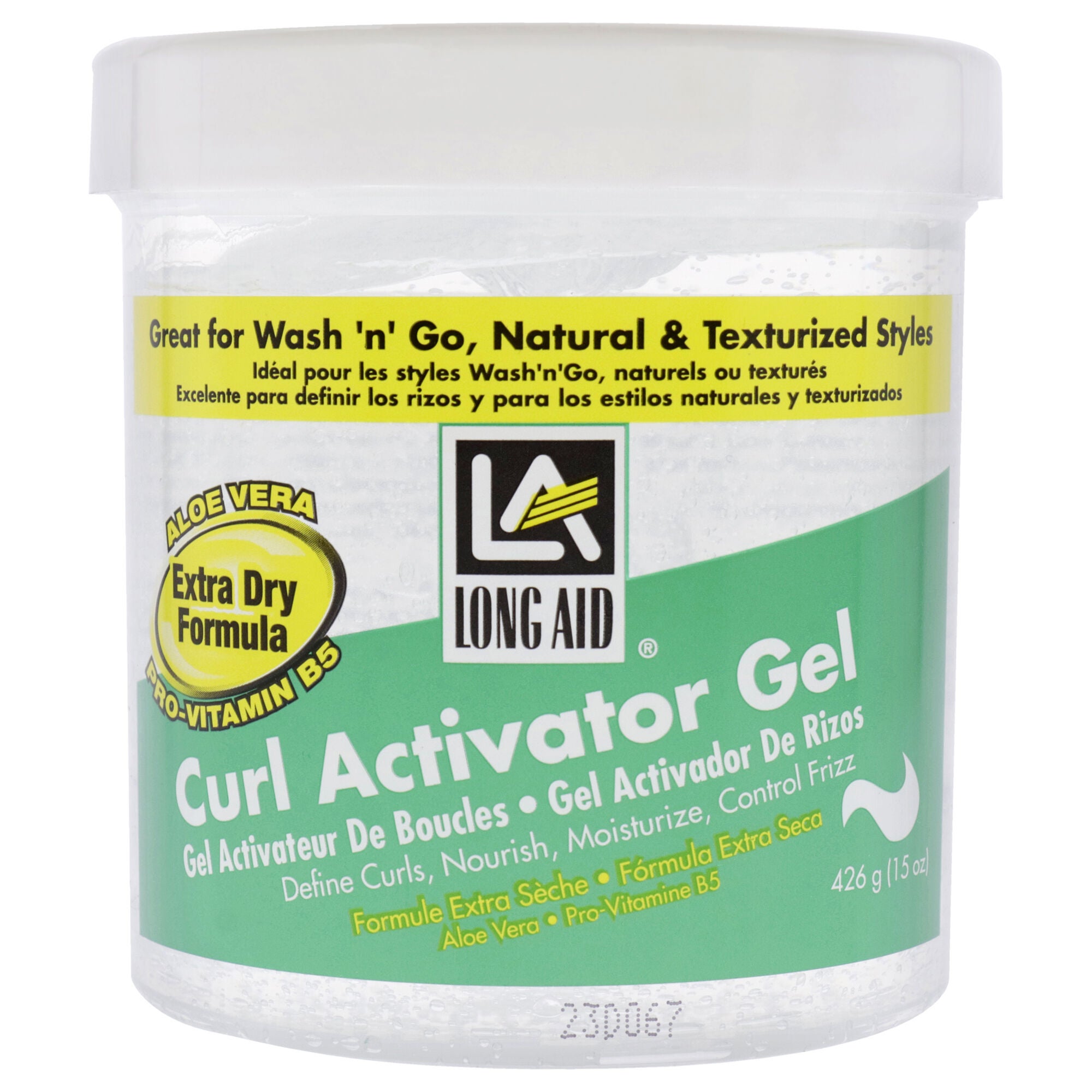 Long-Aid Curl Activator Gel - Extra Dry by Ampro for Women - 15 oz Gel, See Description, hi-res image number 0