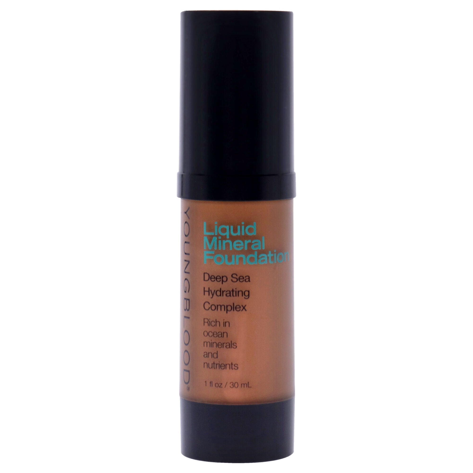 Liquid Mineral Foundation - Chestnut by Youngblood for Women - 1 oz Foundation, See Description, alternate image number 4