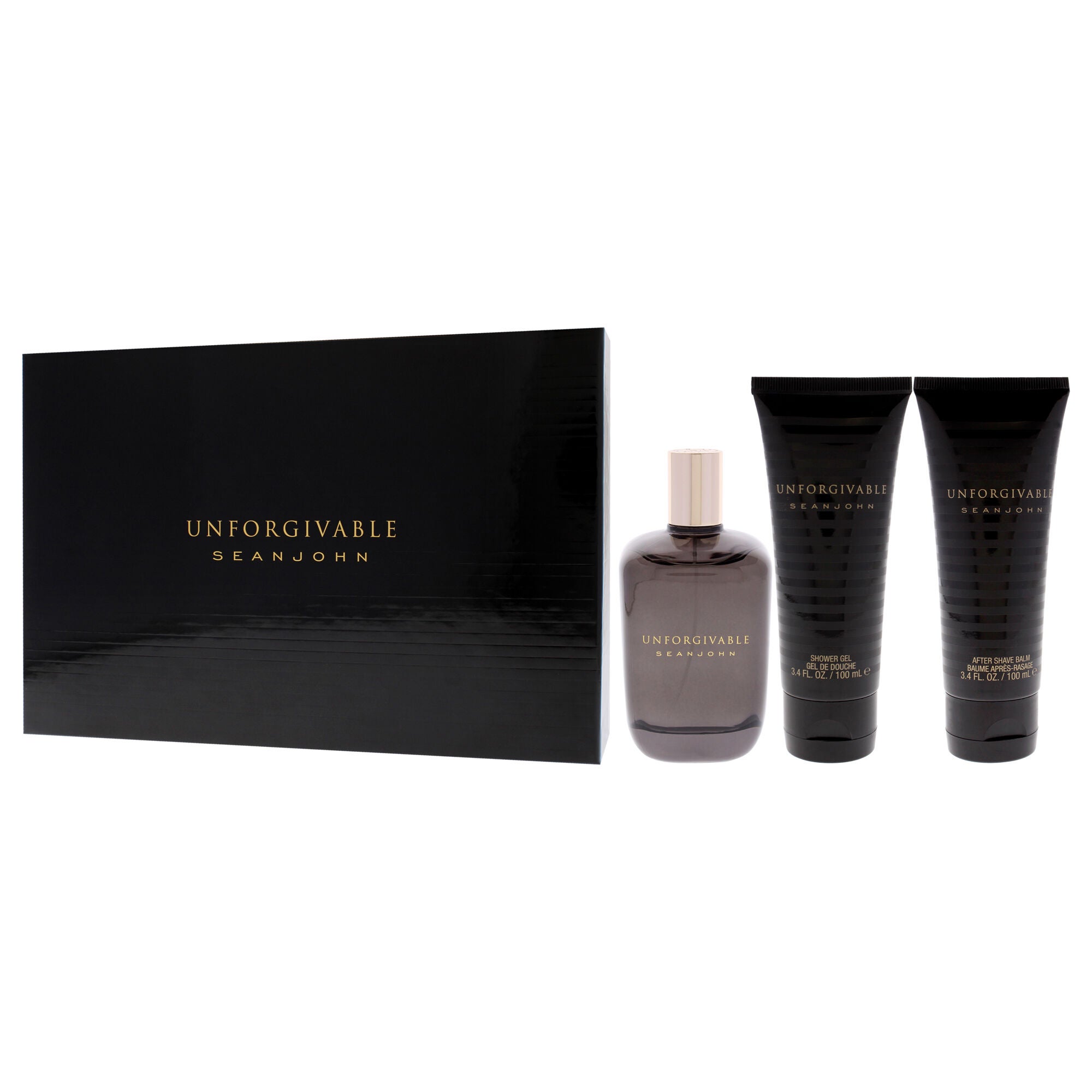 Unforgivable by Sean John for Men - 3 Pc Gift Set 4.2oz EDT Spray, 3.4oz Shower Gel, 3.4oz After Shave Balm, See Description, alternate image number 3