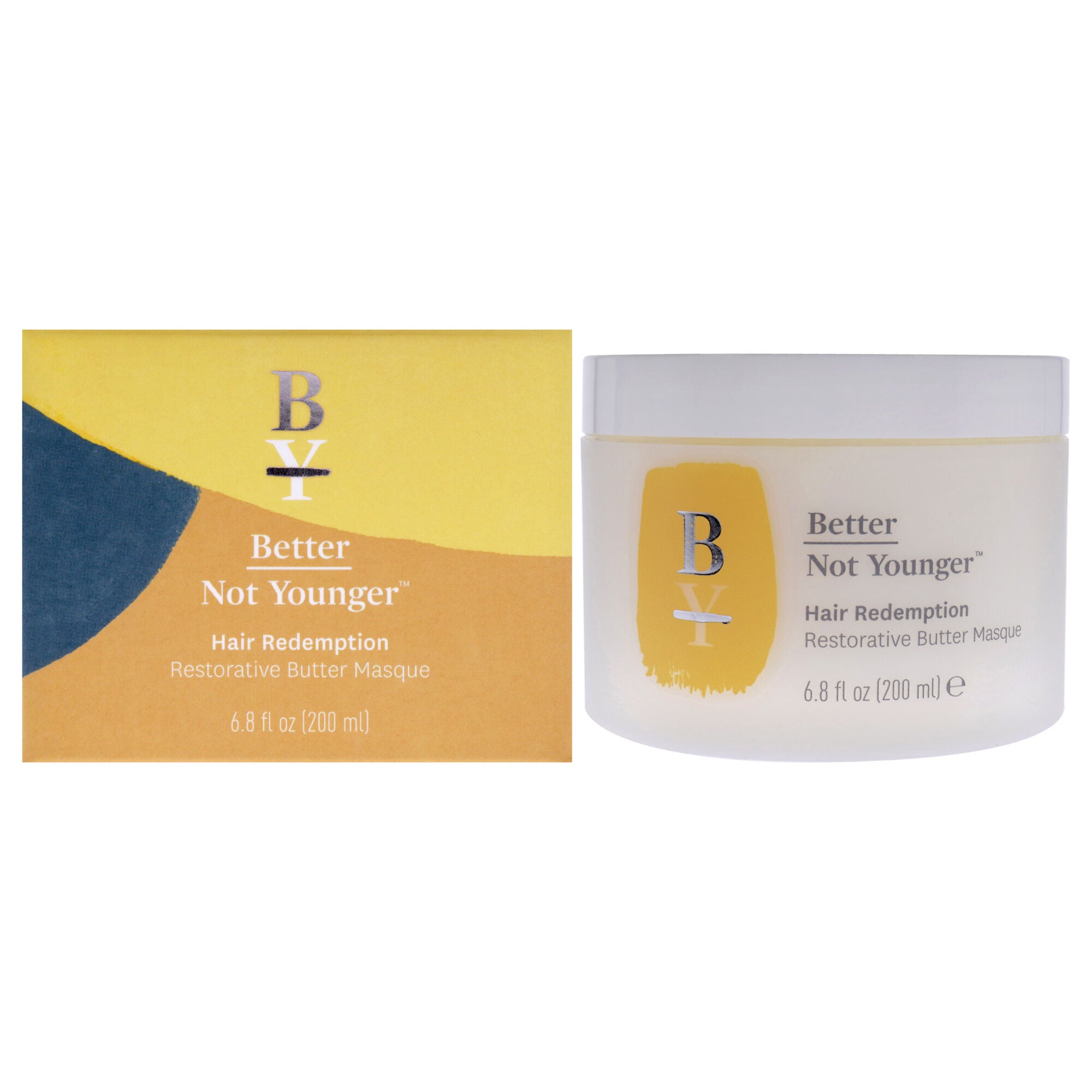 Hair Redemption Restorative Butter Masque by Better Not Younger for Unisex - 6.8 oz Masque, See Description, hi-res image number 0